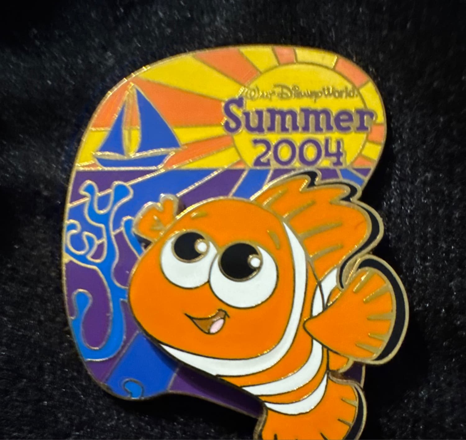 Finding Nemo Walt Disney World Summer 2004 Surprise Release Pin #4 front