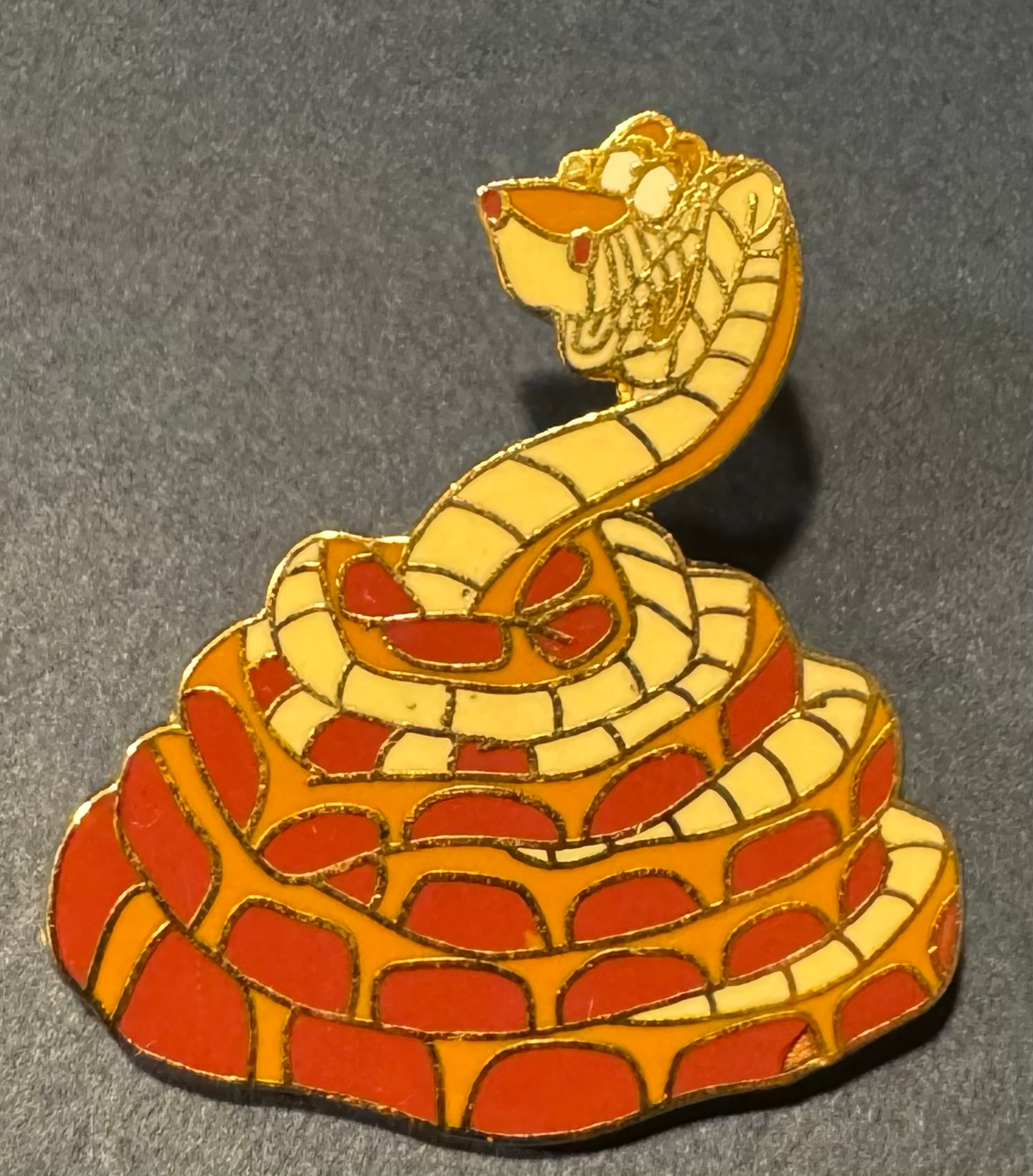 Jungle Book Kaa Python Snake Pin front