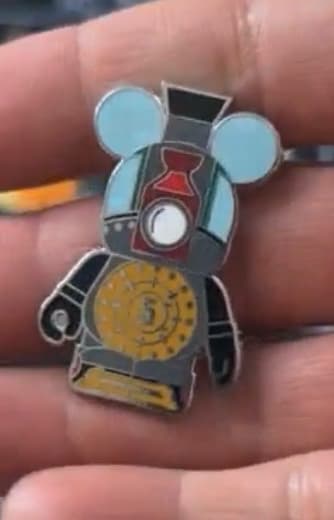 Big Thunder Mountain Railroad Car Vinylmation Pin front