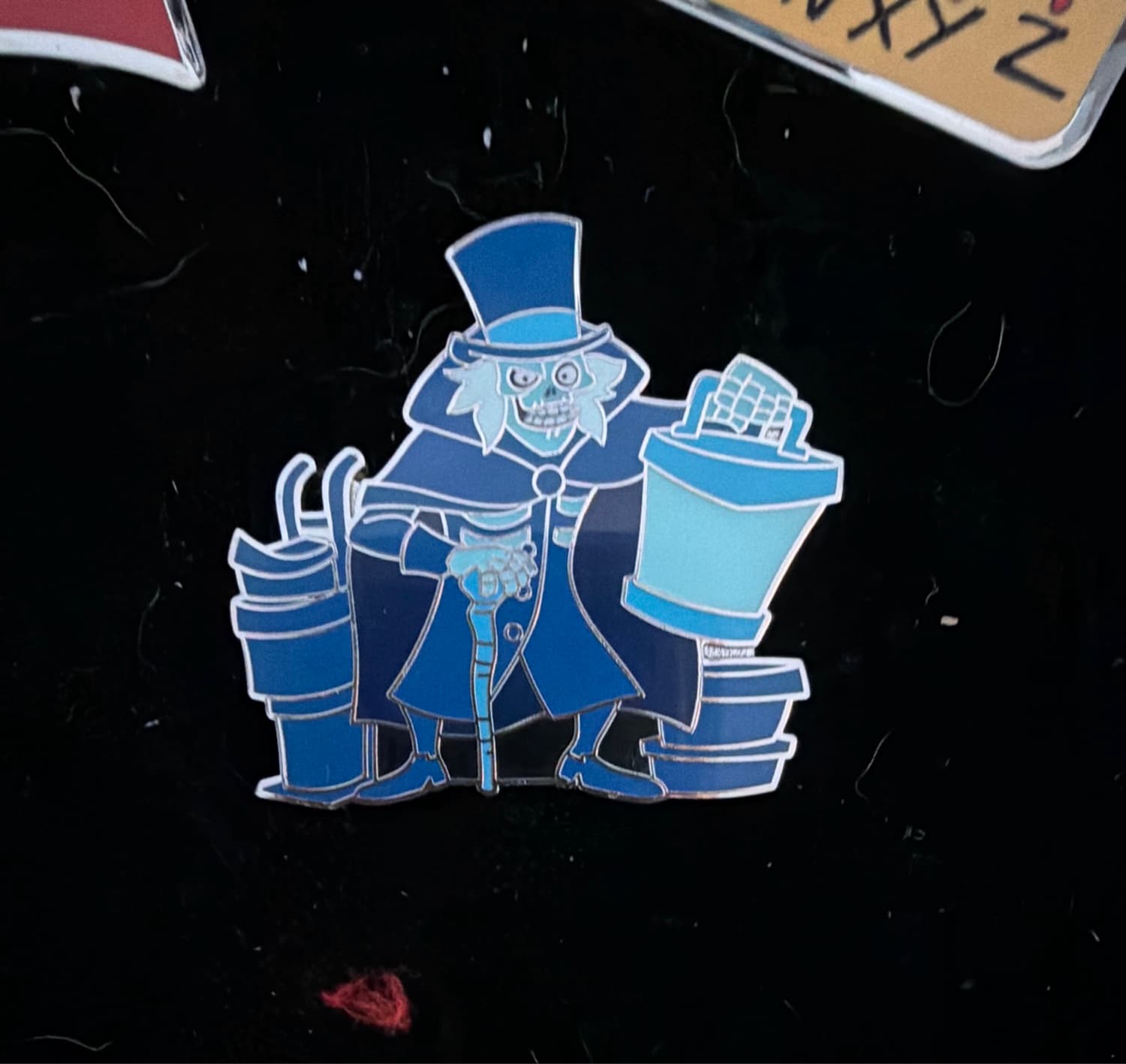 Haunted Mansion Hatbox Ghost Pin front