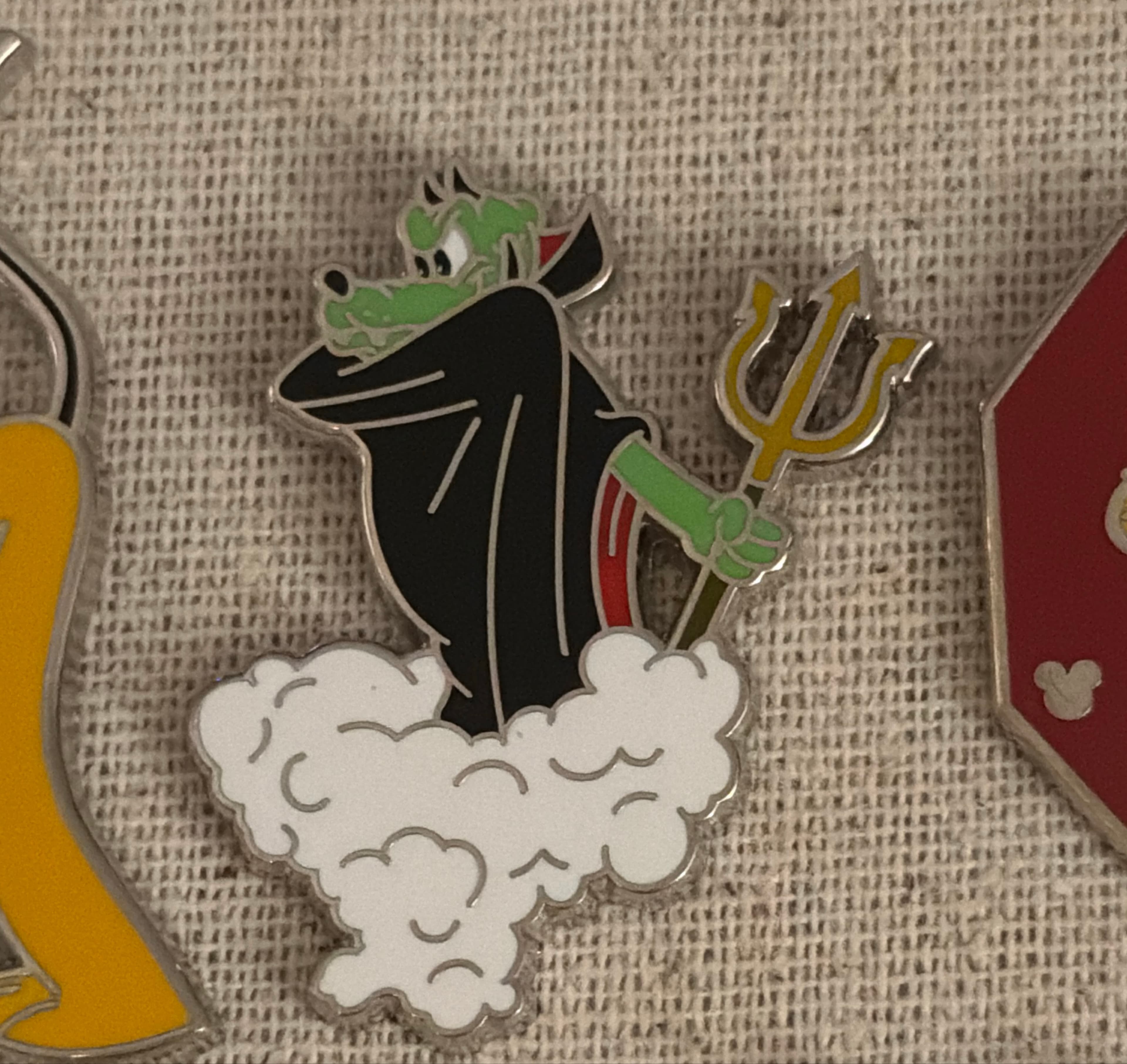 Devil Pluto Pin front