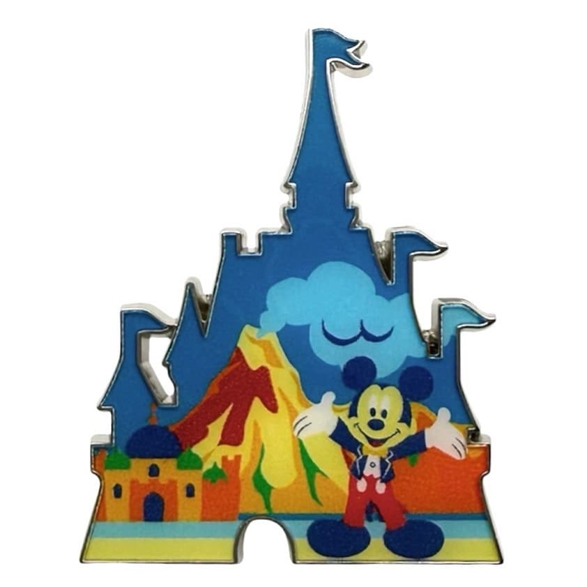 Mickey Mouse at Mount Prometheus Cinderella Castle front