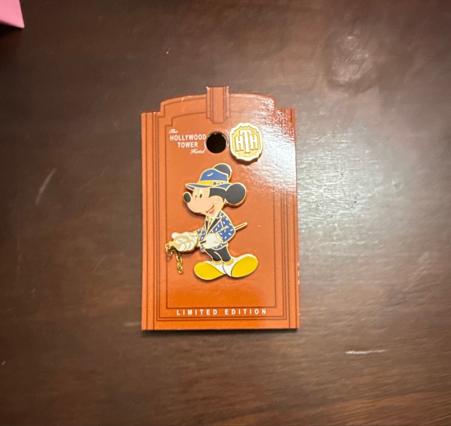 High Society Mickey Pin Set - Hollywood Tower Hotel front