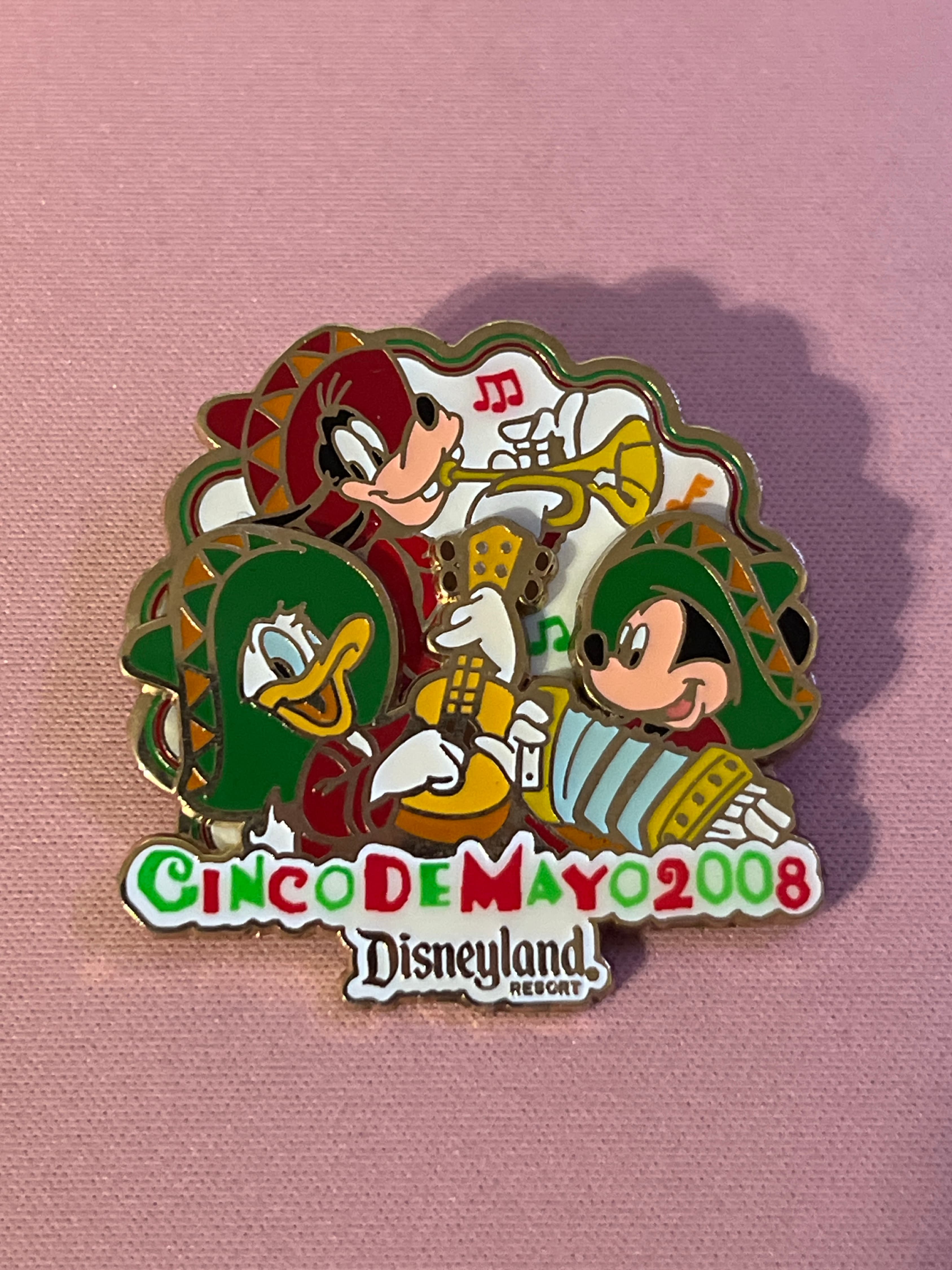 Mickey, Goofy, and Donald Cinco De Mayo 2008 front