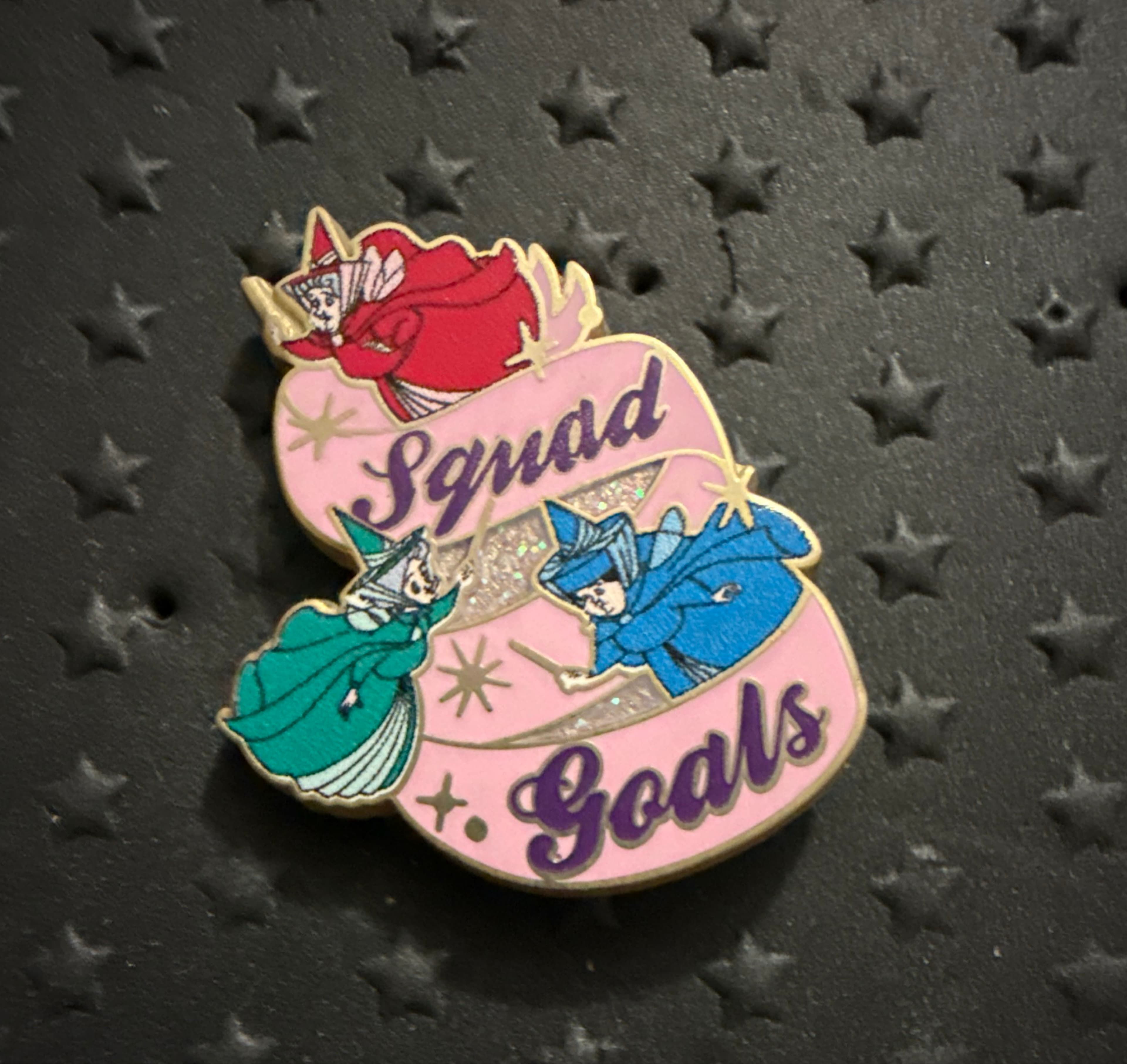 Sleeping Beauty Fairy Godmother Squad Goals Pin front