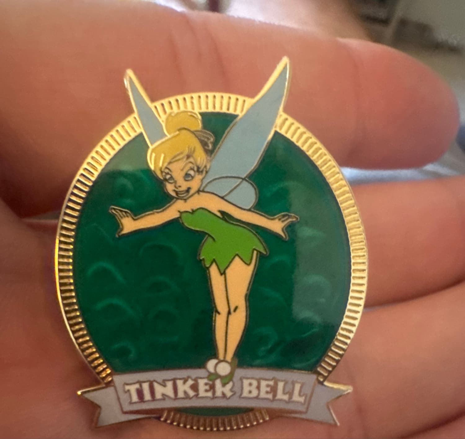 Tinker Bell - Princess Swirl Series (Green Background) front
