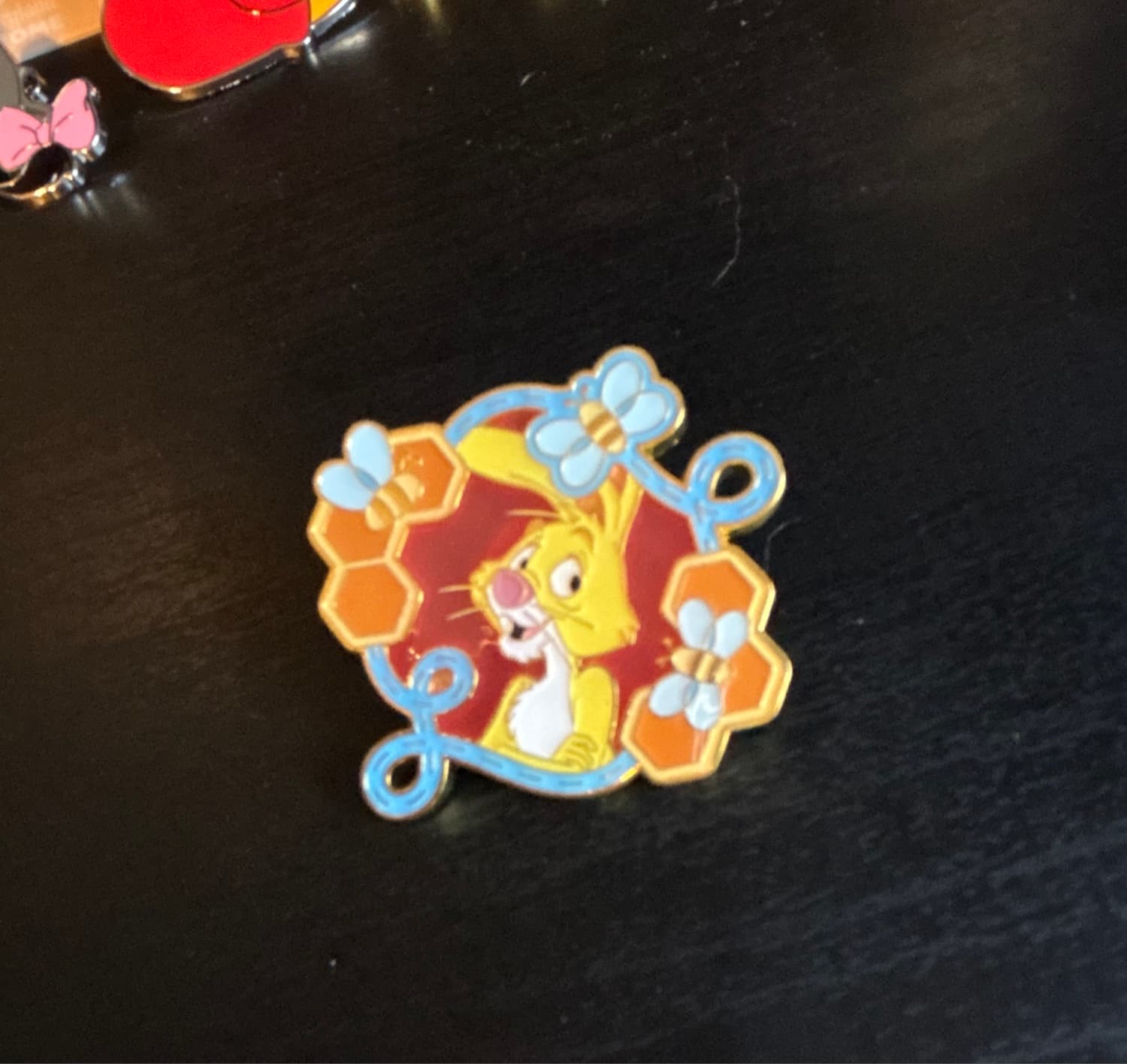 Winnie the Pooh and the Honey Tree 60th Anniversary Rabbit Pin front