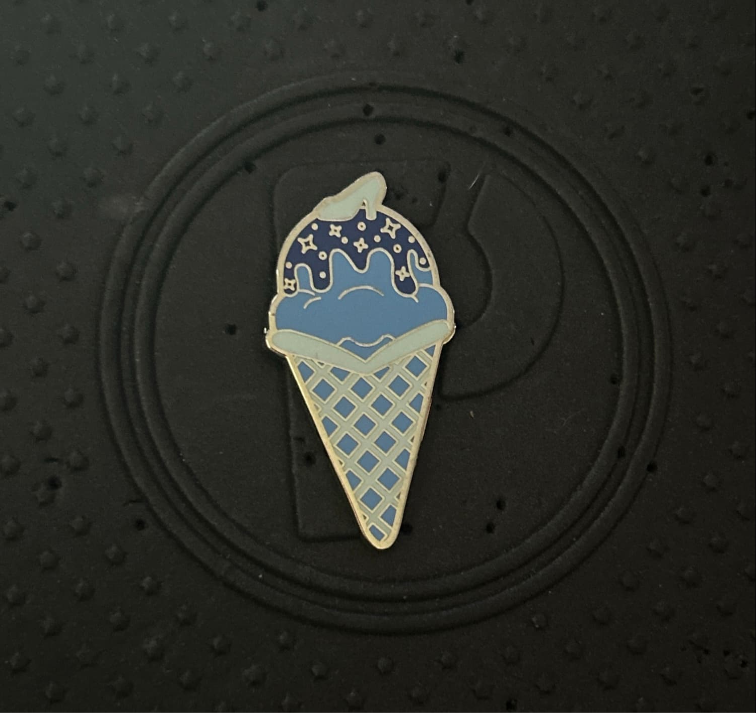 Ice Cream Cone - Blue with Stars front