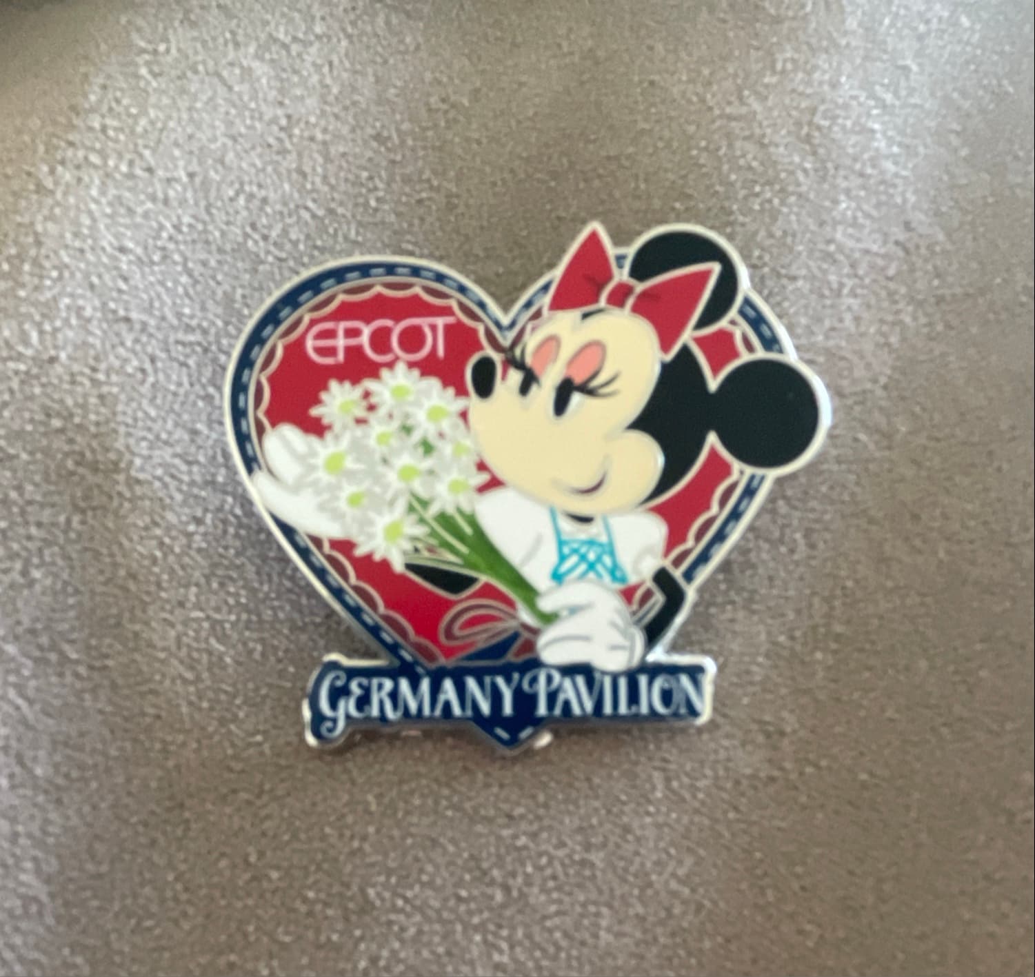 Germany Pavilion Minnie with flowers front