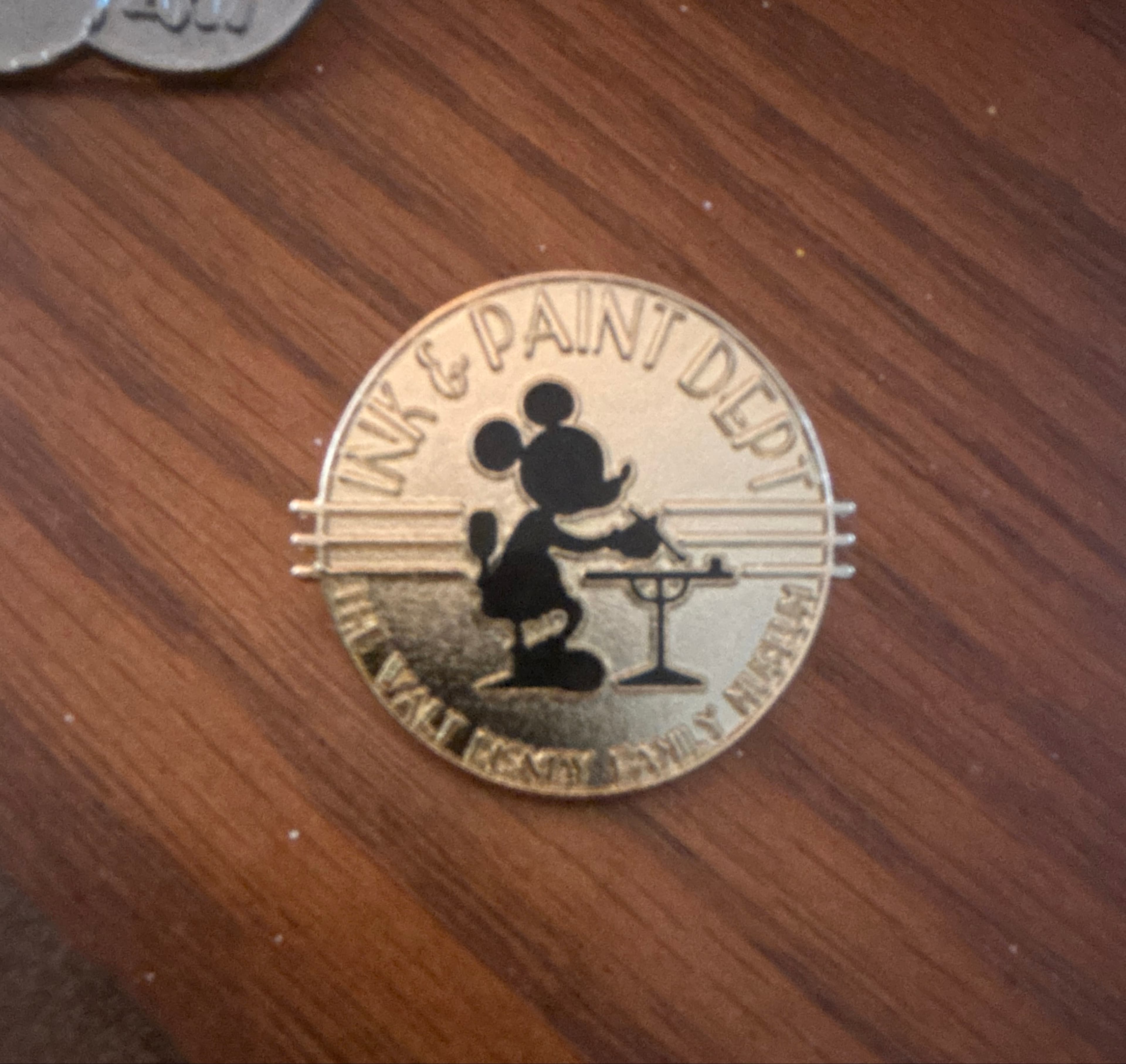 Mickey Mouse Ink & Paint Dept Walt Disney Family Museum Pin front