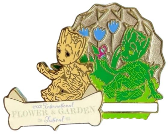 Groot with Butterfly - EPCOT International Flower & Garden Festival 2023 front