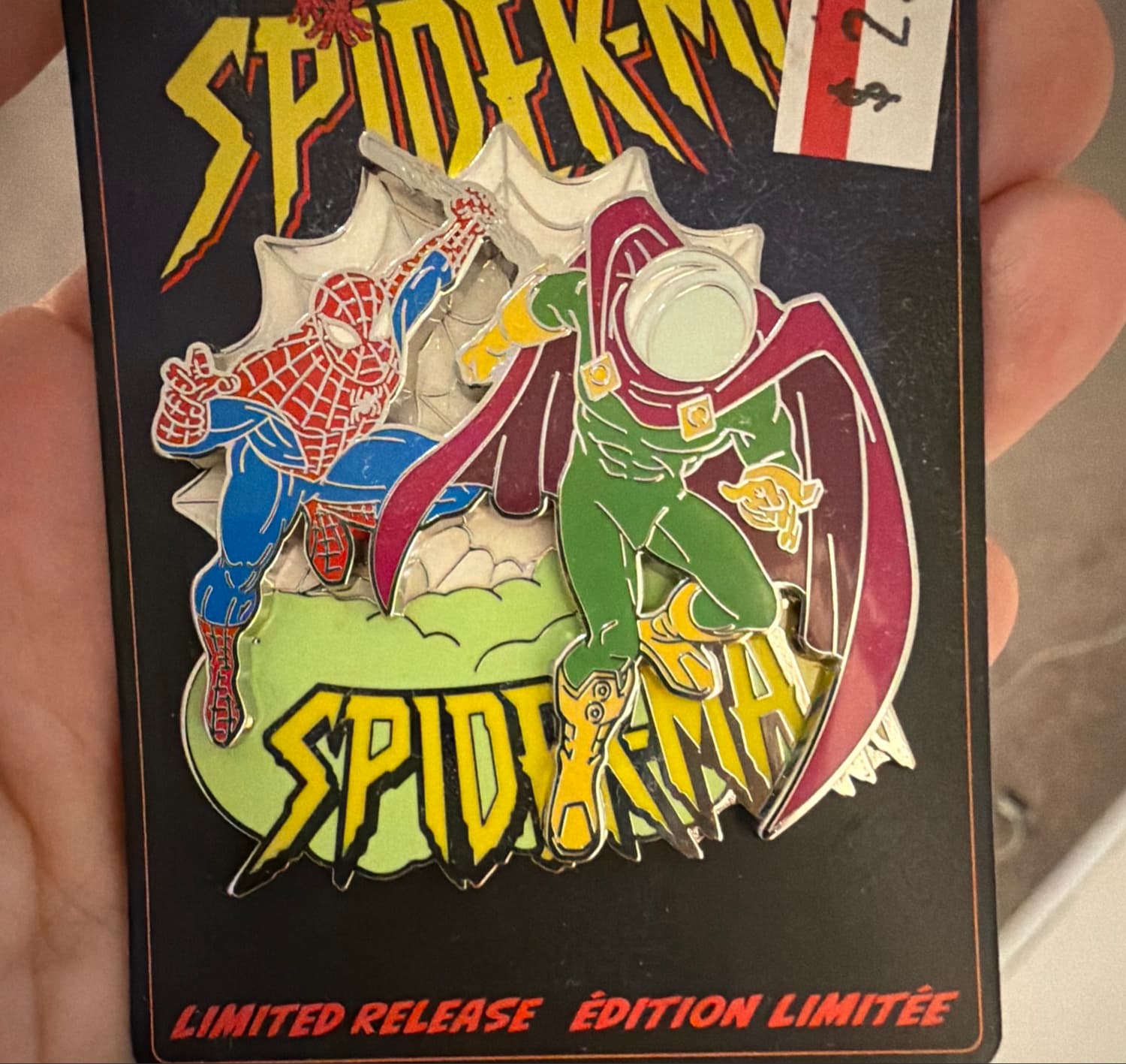 Spider-Man and Mysterio Pin, Spider-Man: The Animated Series, Limited Release front