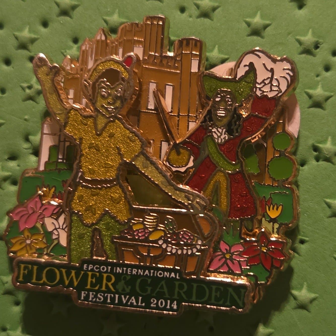 Disney's 2014 EPCOT Flower & Garden Festival LE Pin - Peter Pan And Captain Hook front