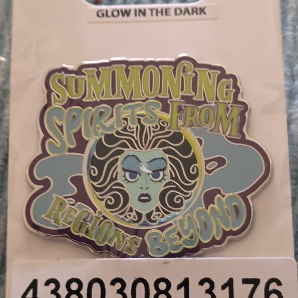 Madame Leota Glow-in-the-Dark Pin – The Haunted Mansion front