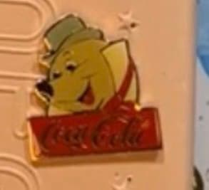 Vintage Disney Coca Cola Pin Mole front