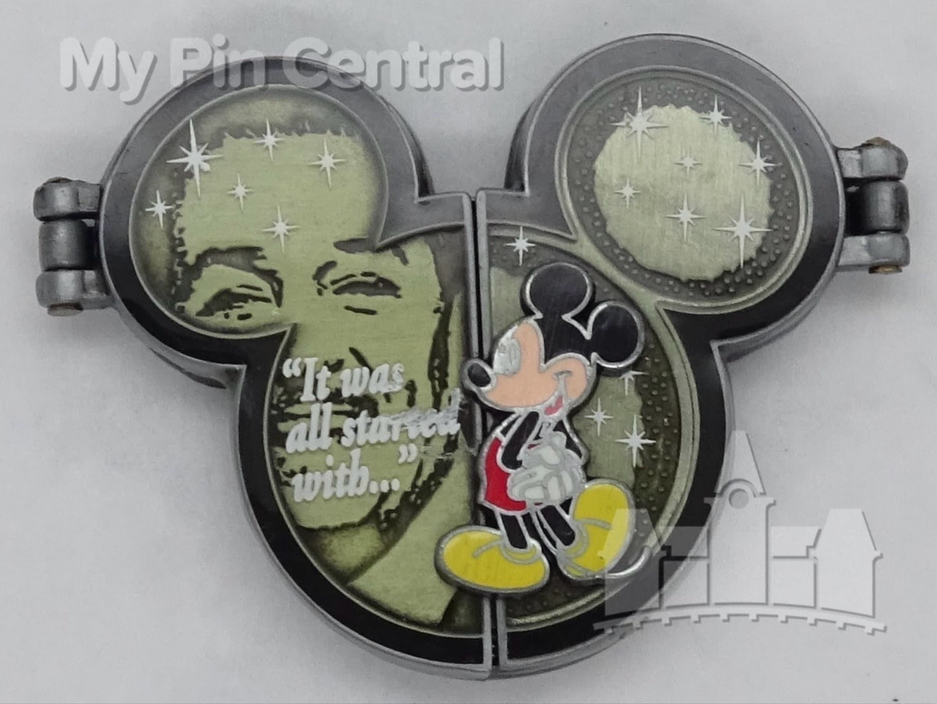 Mickey, Walt Disney - It Was All Started With - Hinged front