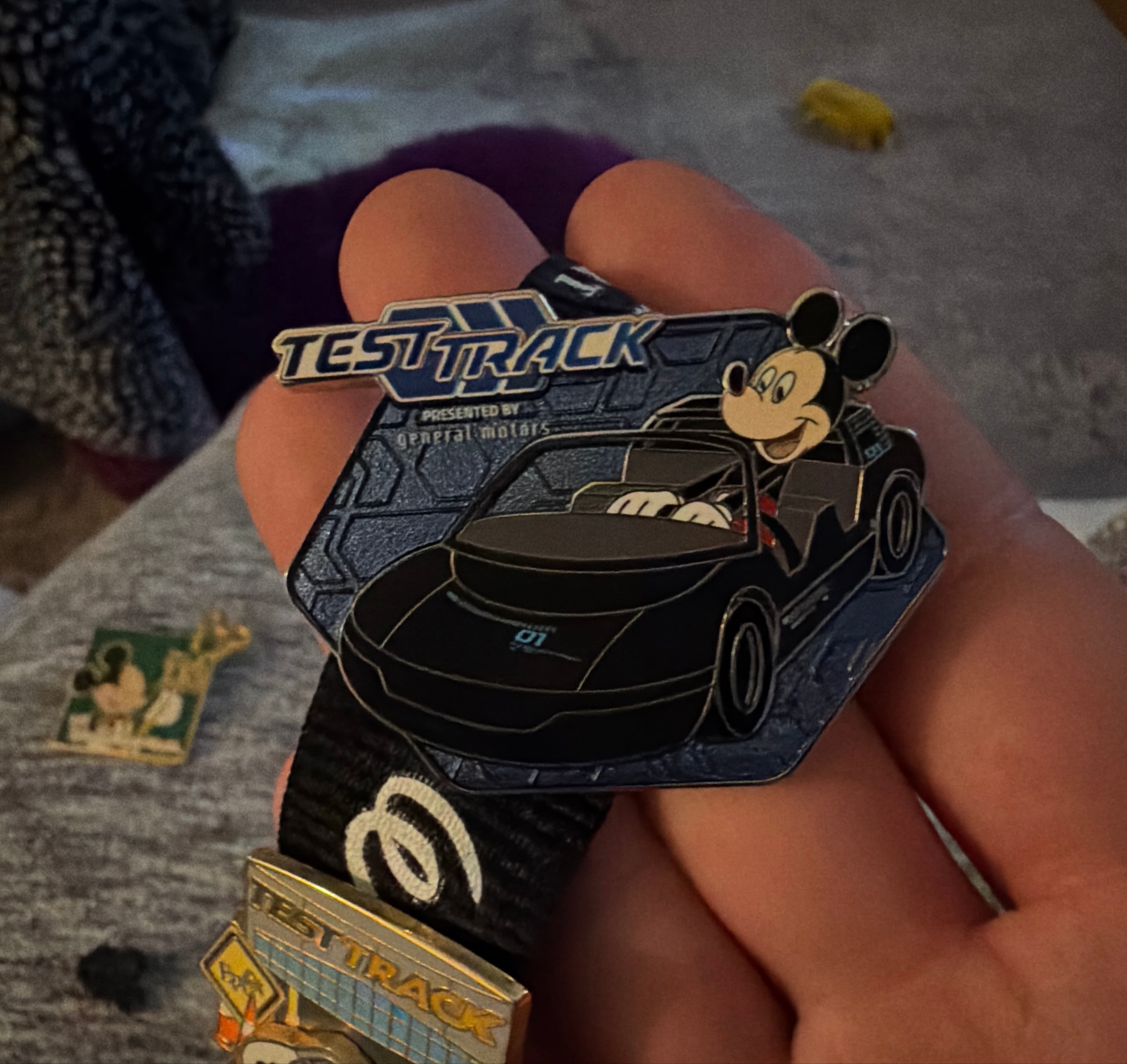Test Track 3.0 Mickey Mouse Open Edition Pin front
