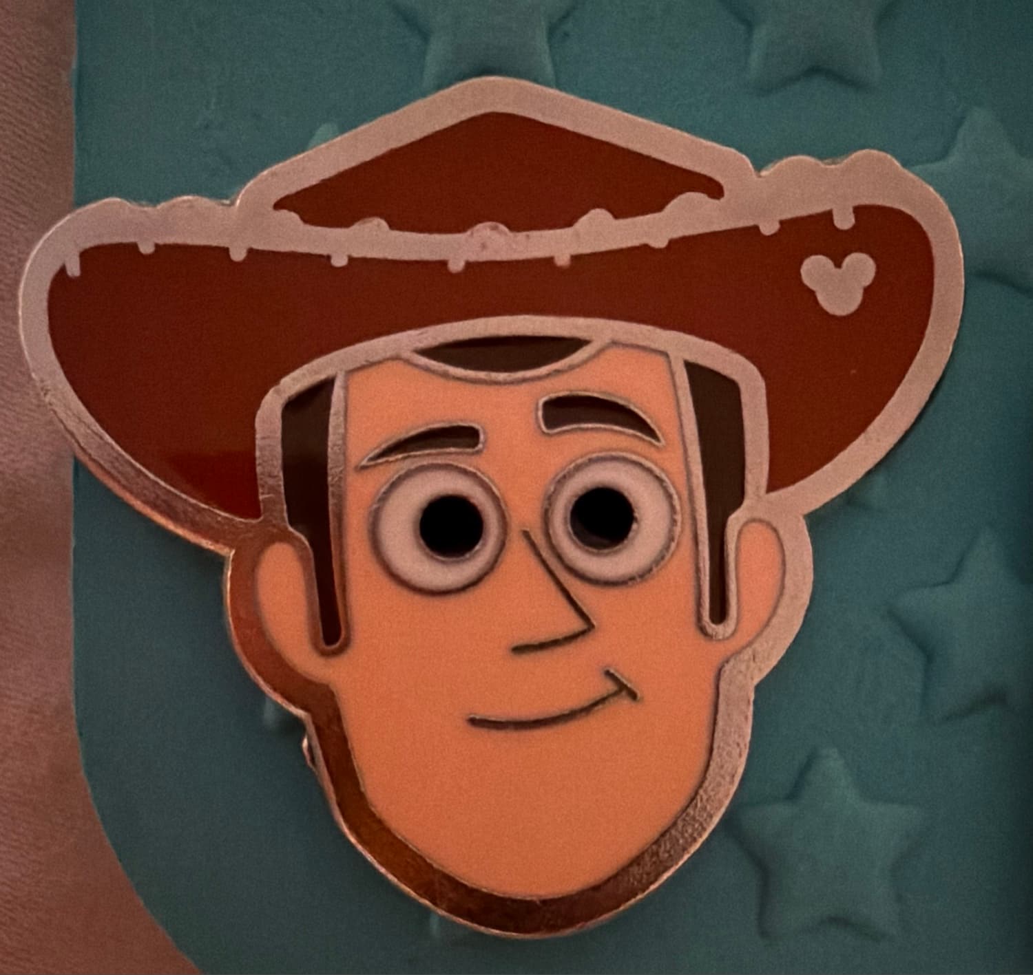 Woody - Character Outlines - Hidden Mickey Pin front
