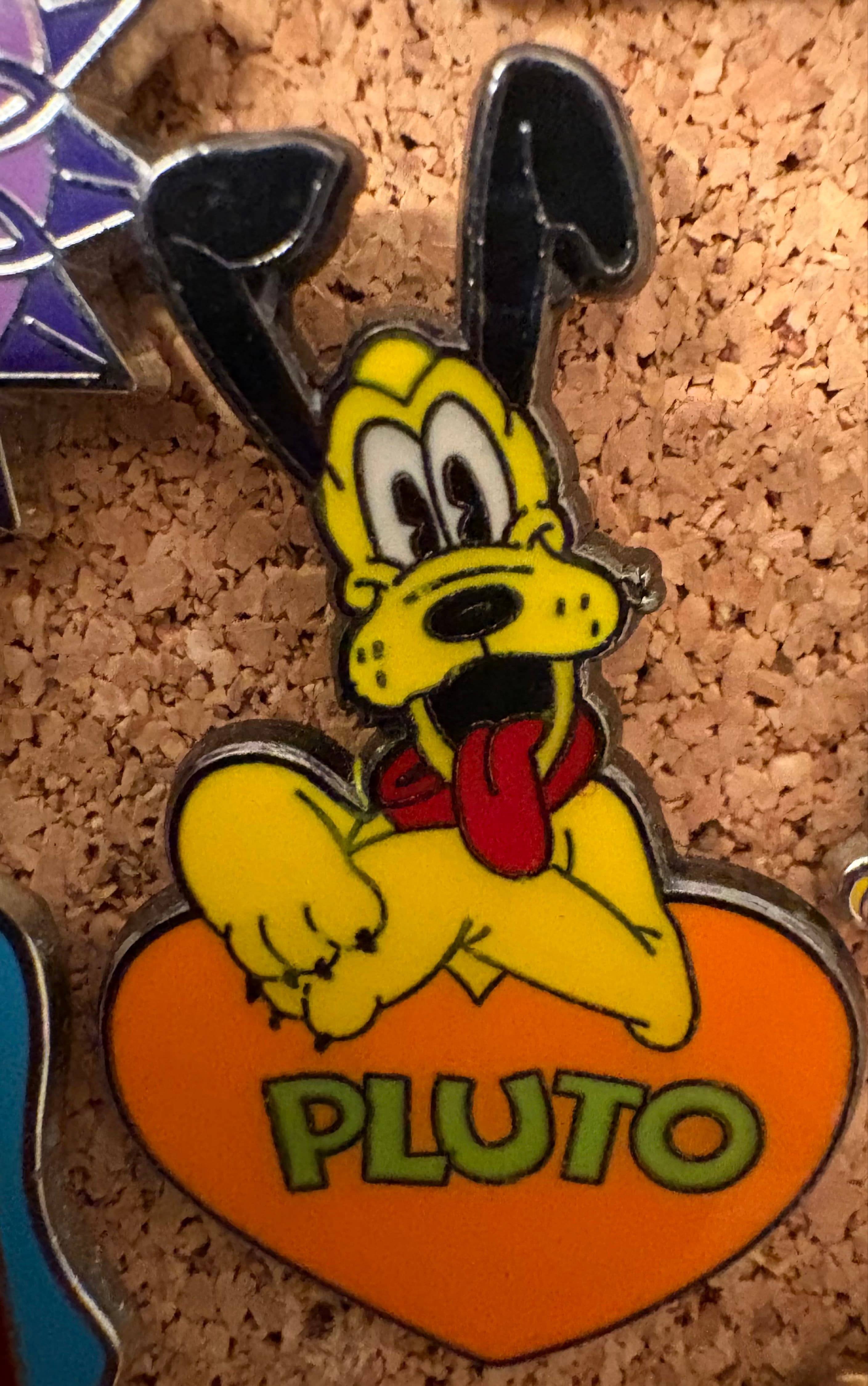 Pluto With Orange Heart front