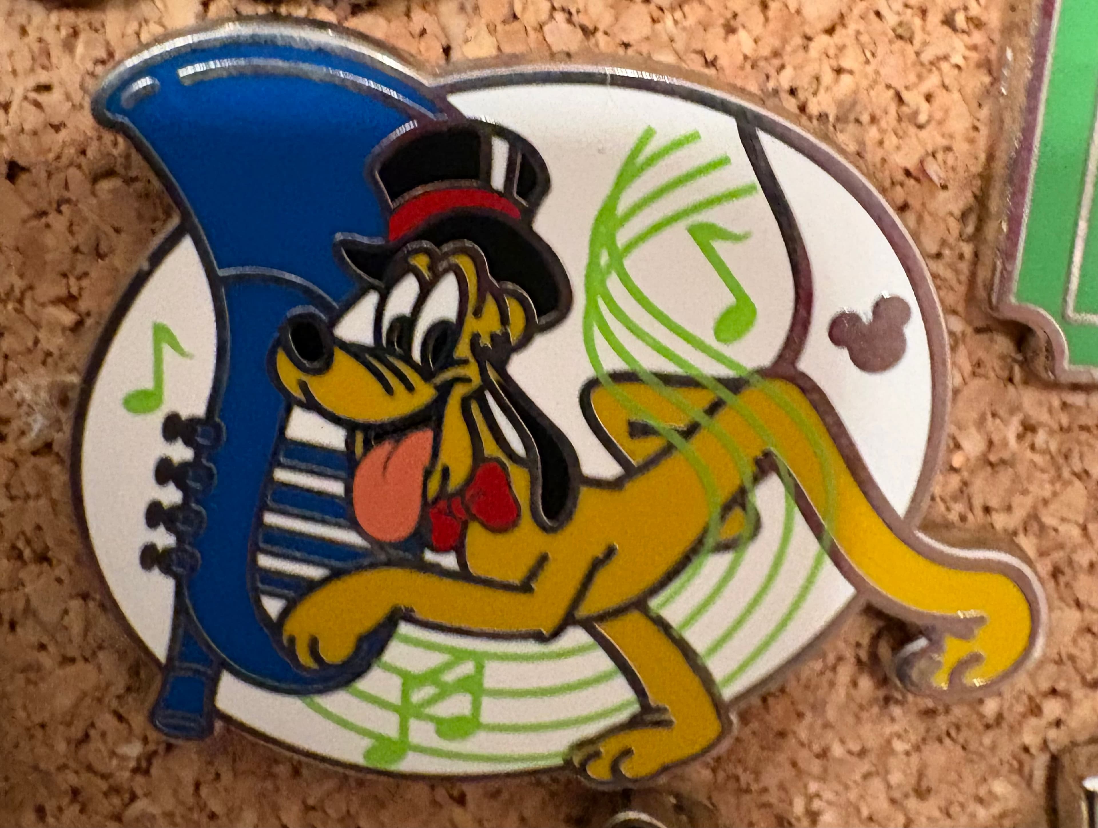 Pluto Tuba Hidden Mickey 2019 Musicians Pin front