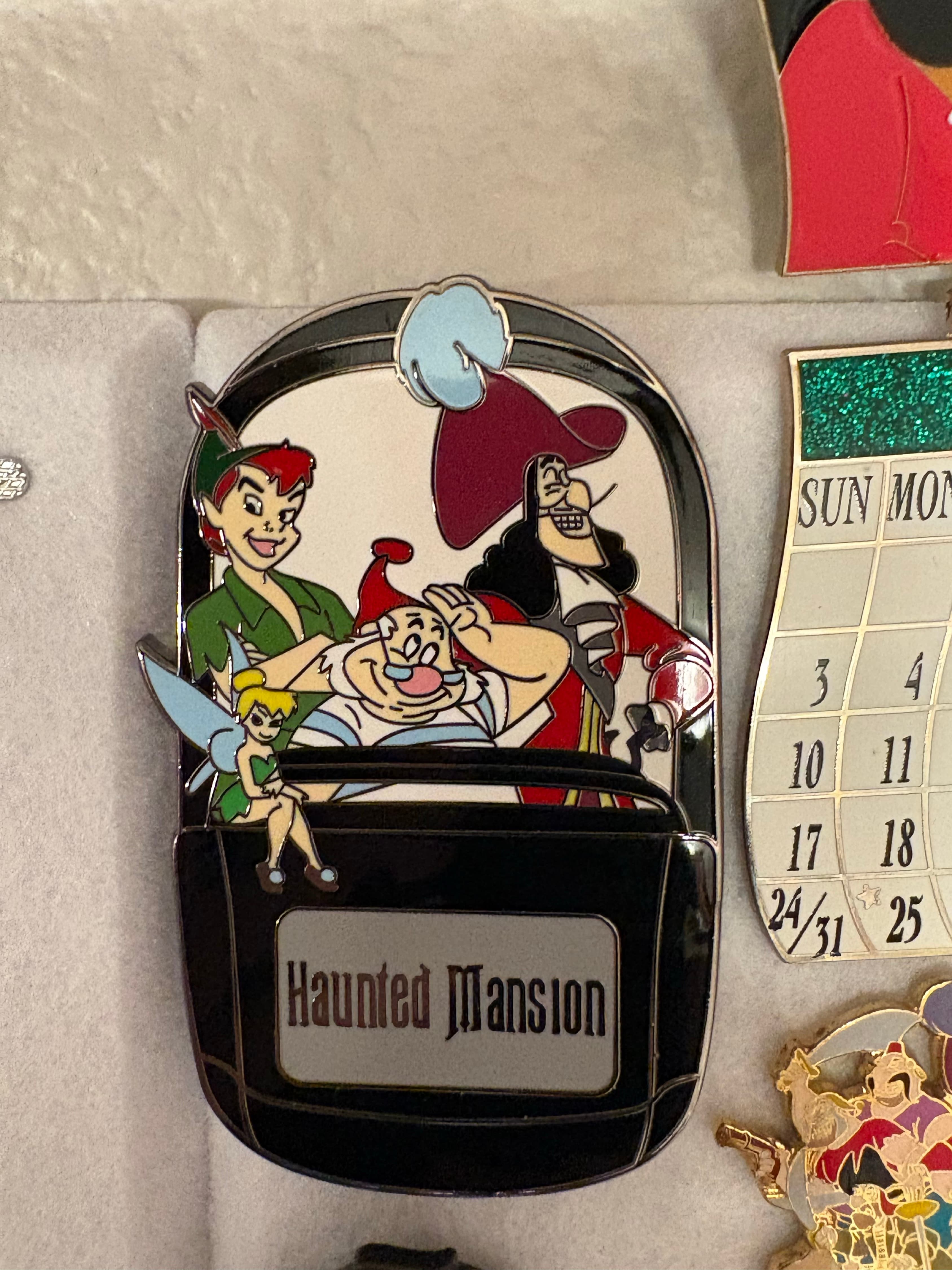 Peter pan haunted mansion fantasy pin front
