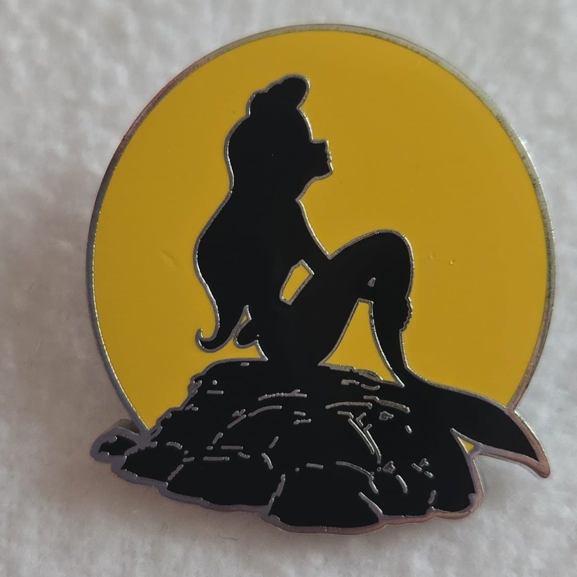 Ariel The Little Mermaid Yellow Moon Silhouette front
