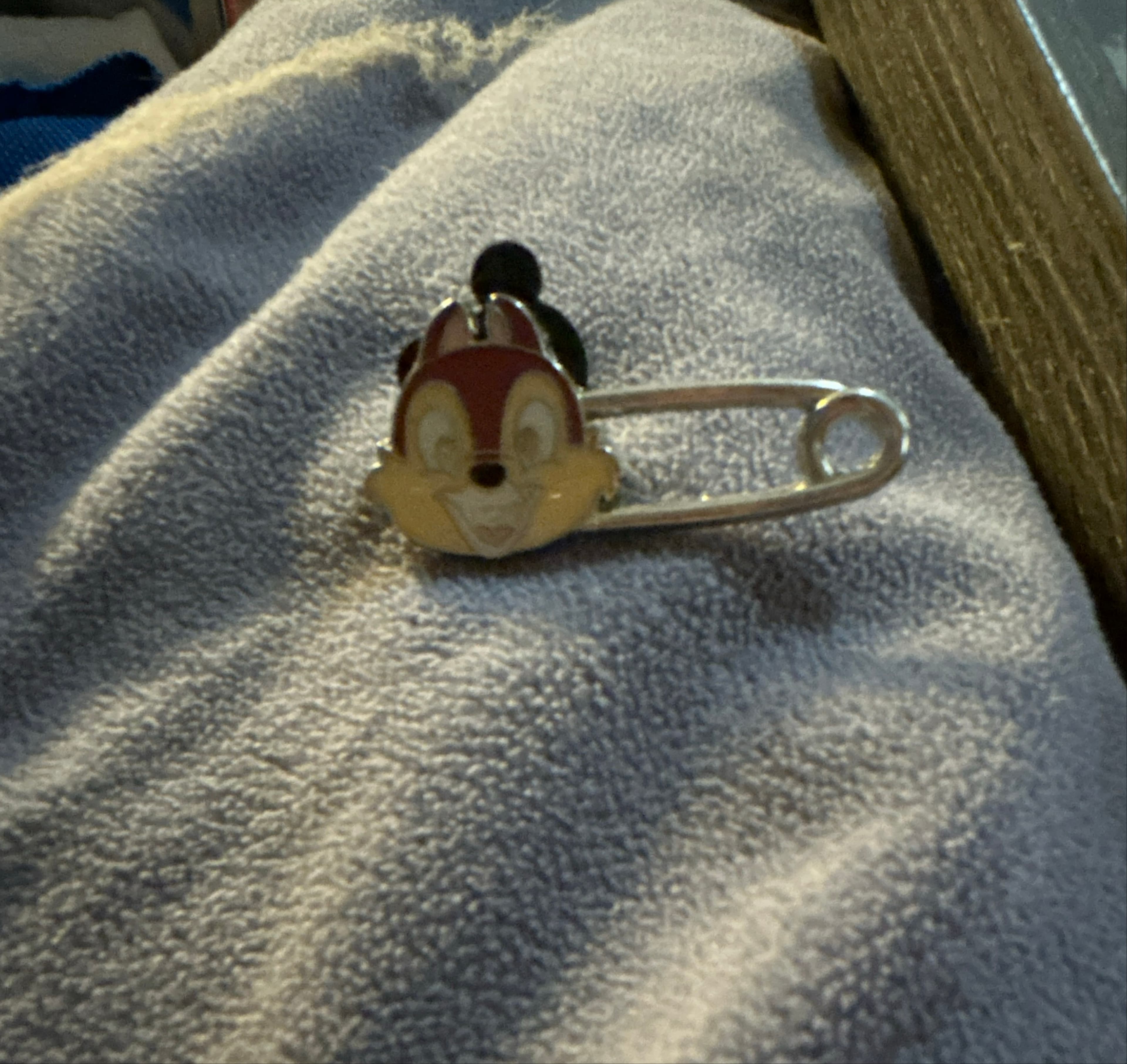 Dale Cute Character Head Mini Pin front