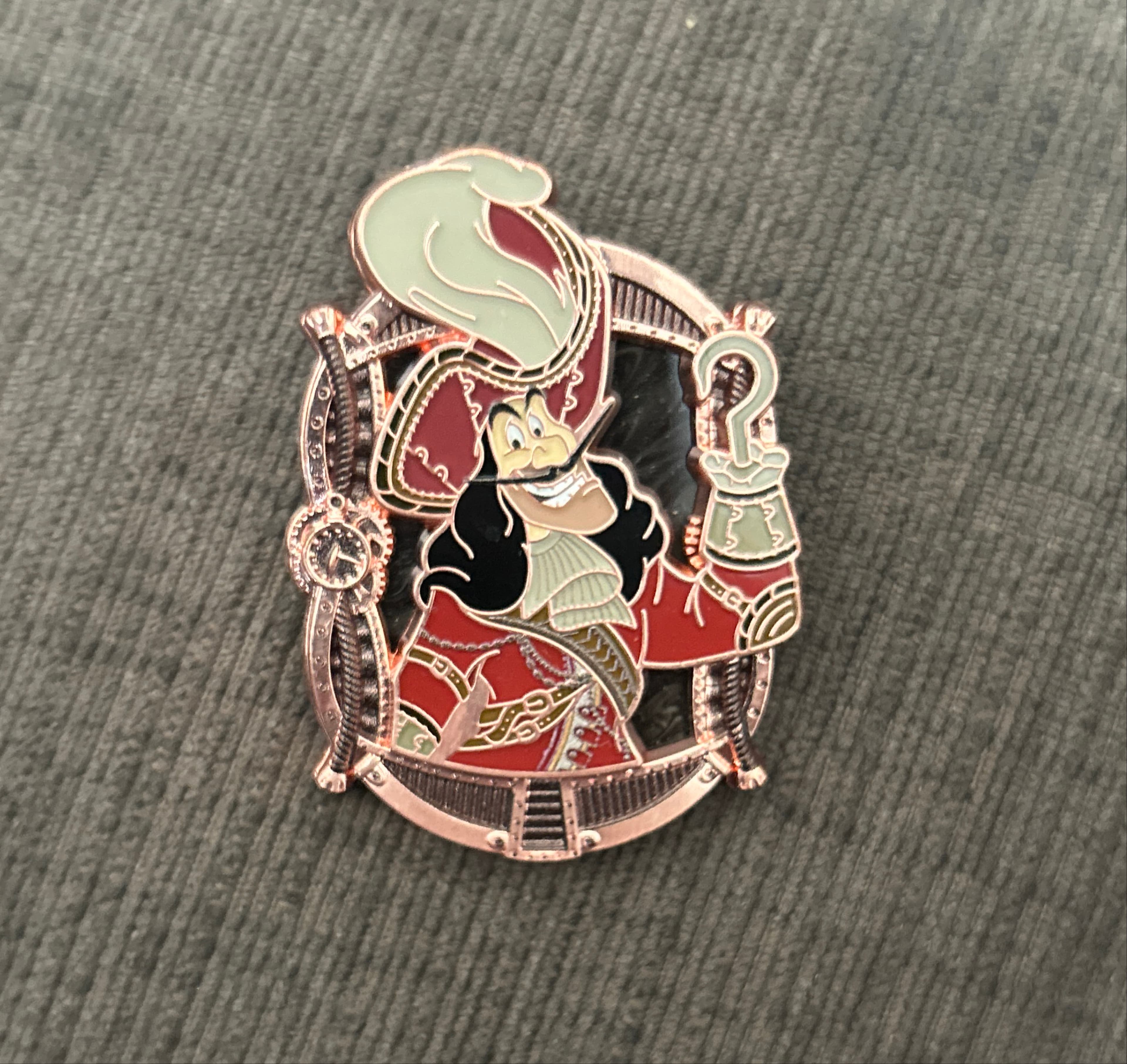 Captain Hook - Disney After Dark Pin Event 2024: Tiny Kingdom — Villain's Park Edition front