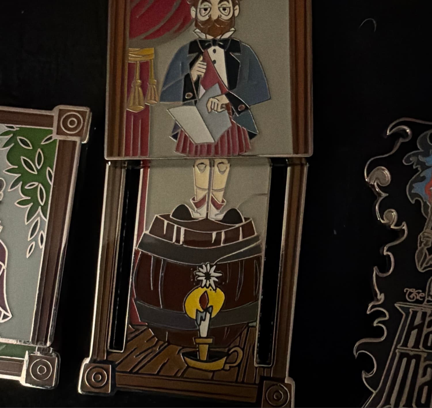 Haunted Mansion Stretching Room Portrait - Alexander Nitrokoff (Man on Barrel) front