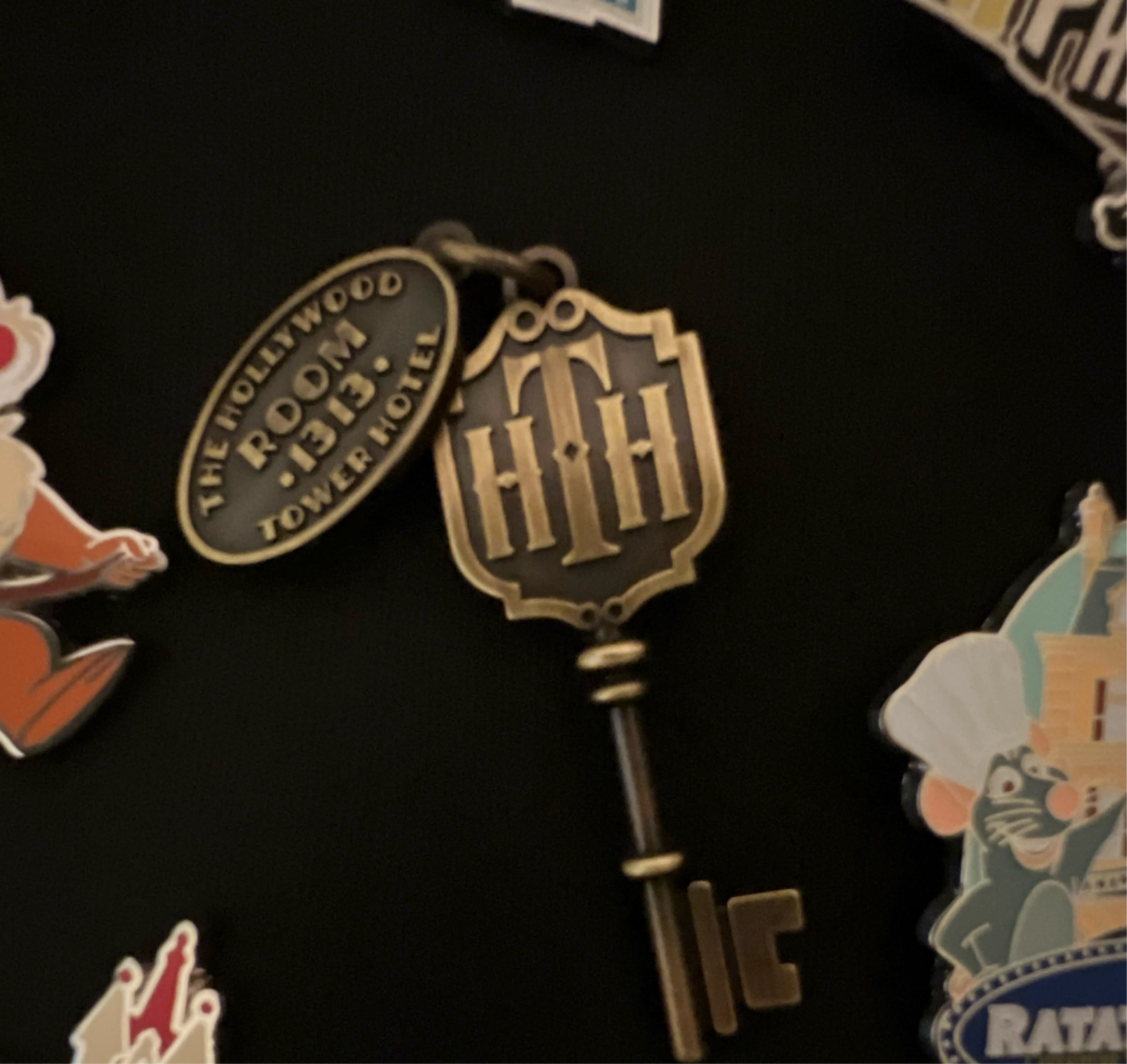 Tower of Terror - Hollywood Tower Hotel Room 1313 Key front