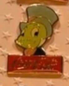 1986 Disney Coke 15th Anniversary Jiminy Cricket Pin front