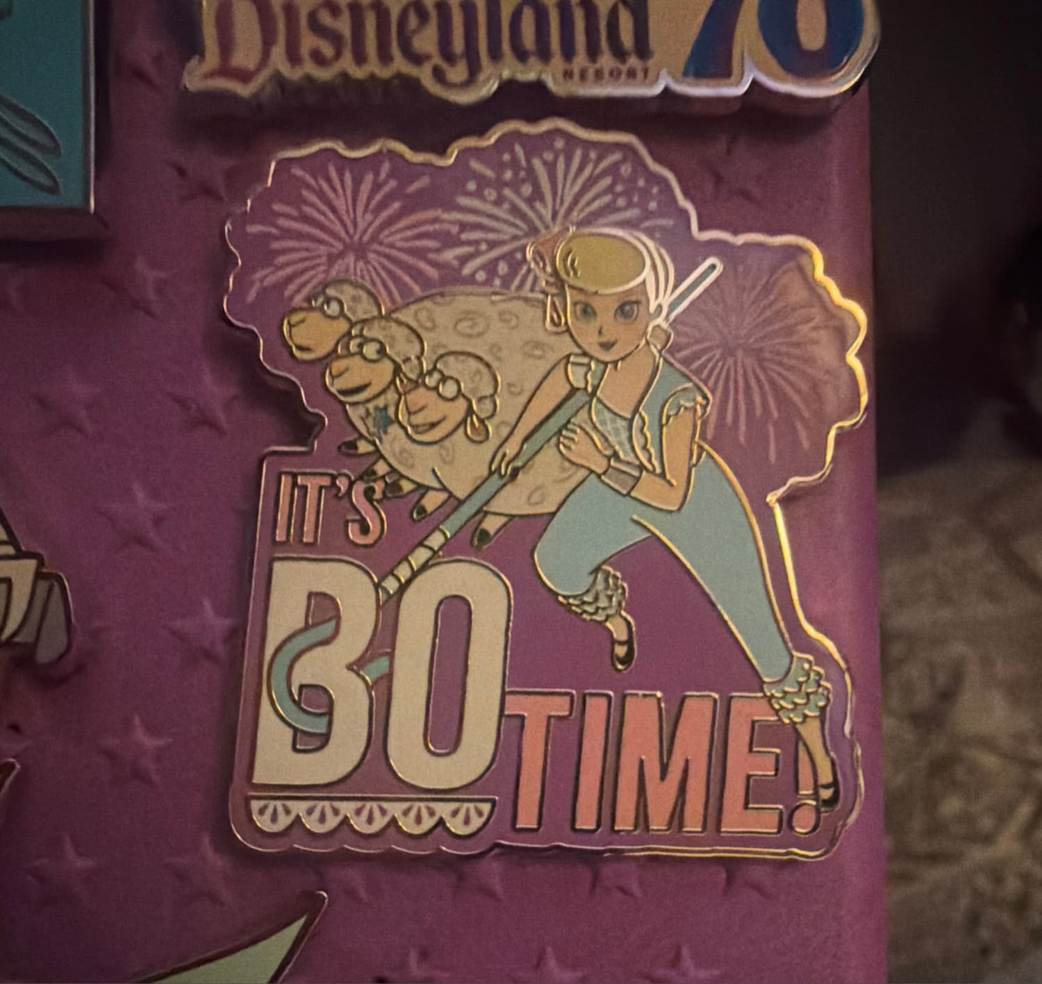 Bo Peep - Toy Story 4 'It's Bo Time!' with Sheep Disney Pin front