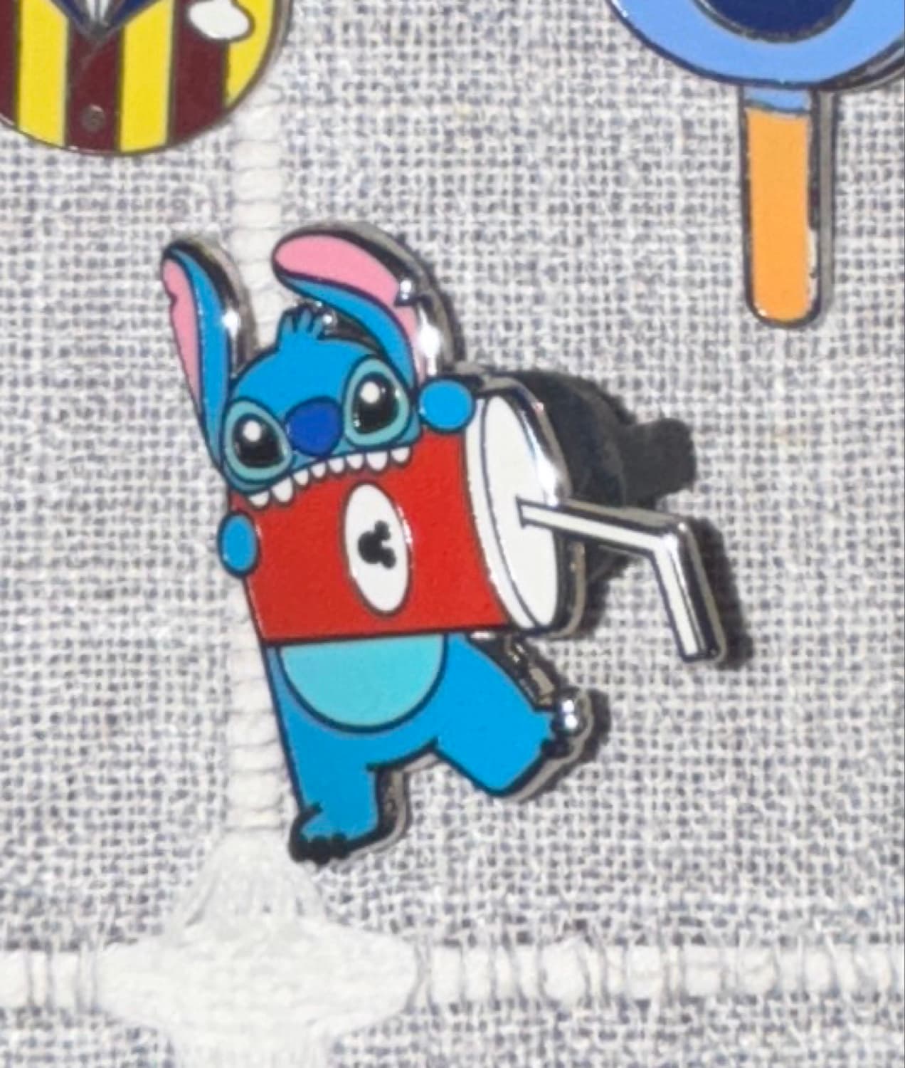 Stitch with Soda Cup front