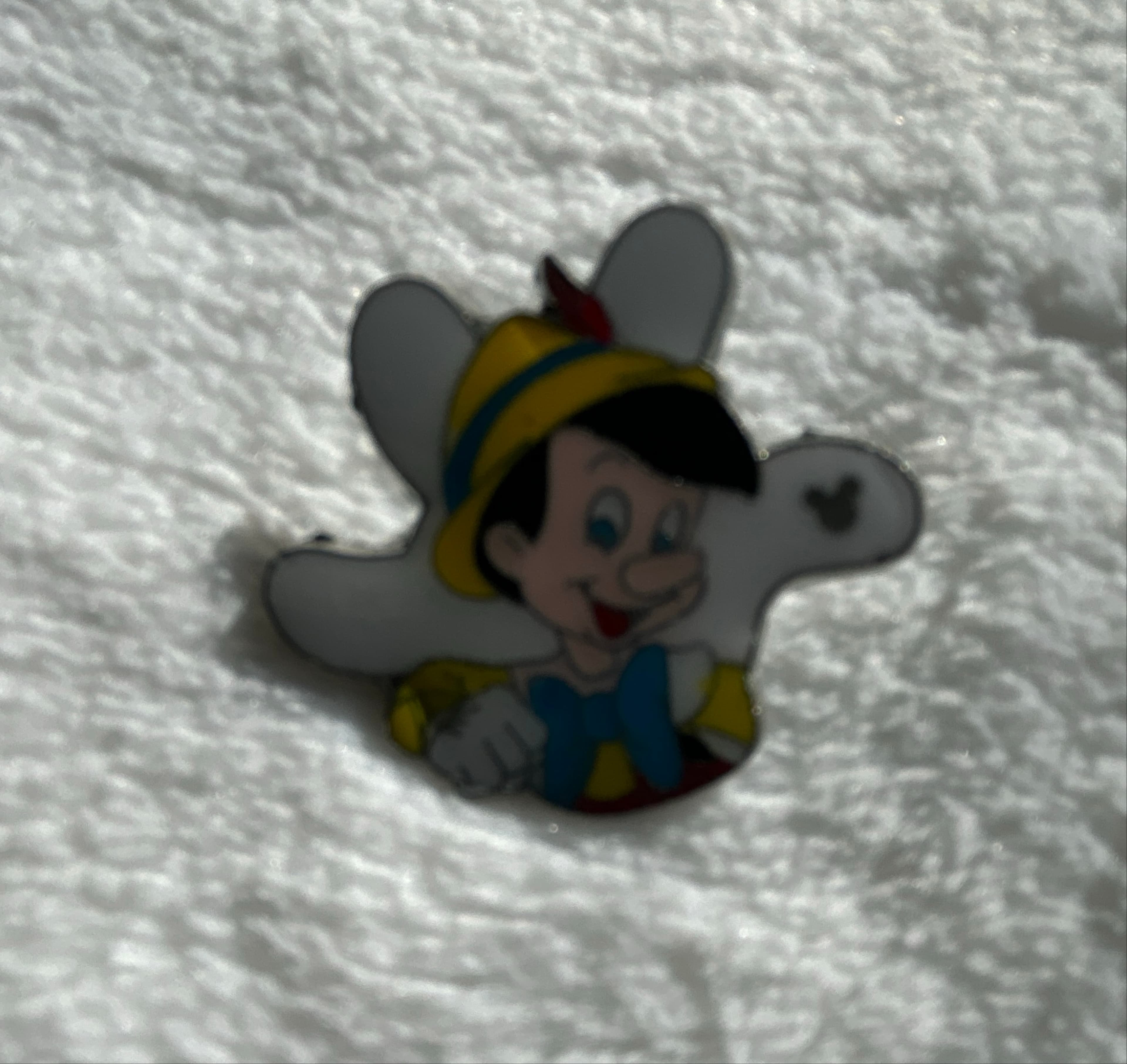 Pinocchio Sweet Characters Hidden Mickey Pin - 2013 WDW front