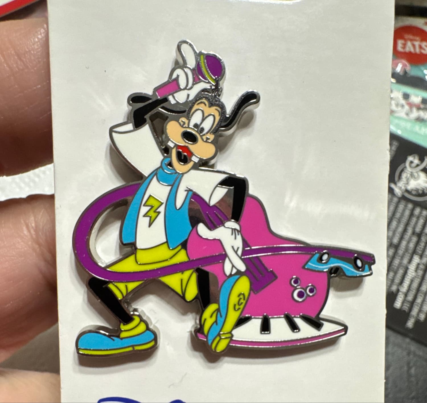 Goofy Rick n Roller coaster pin front