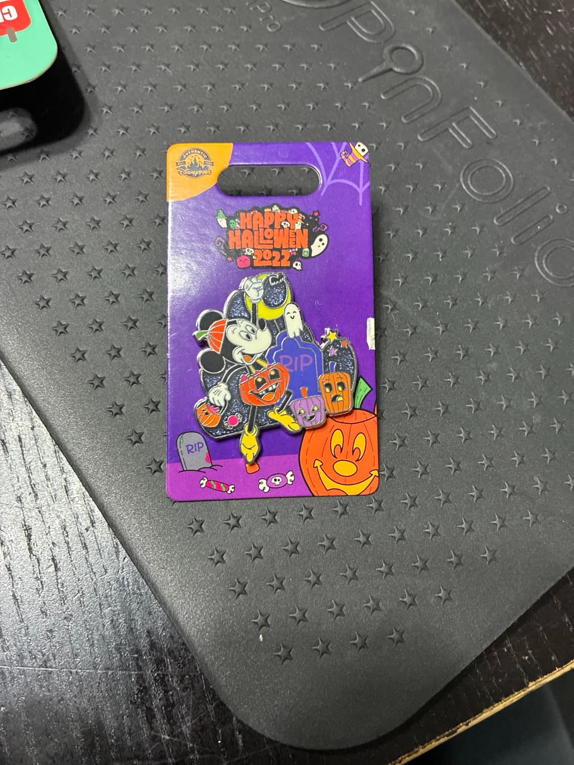Mickey and Minnie Happy Halloween 2022 Pin front