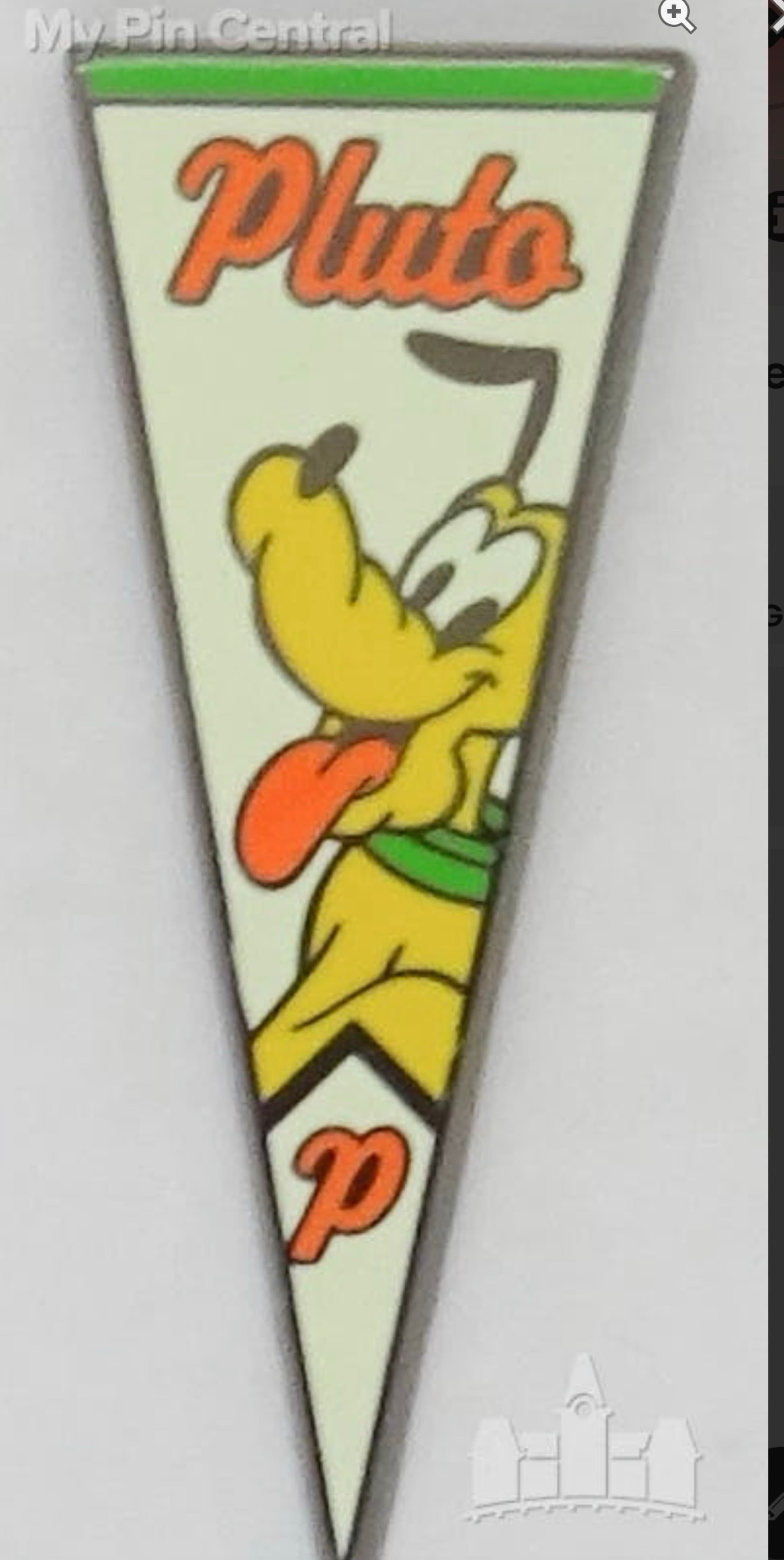 Pluto - Pennant - Mystery Pin front