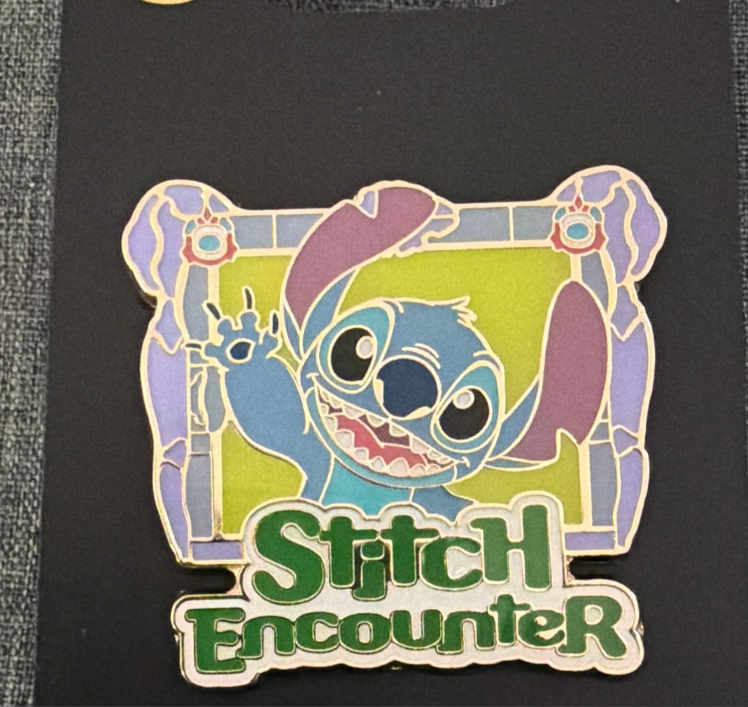 Stitch Encounter - Stitch Waving Logo front
