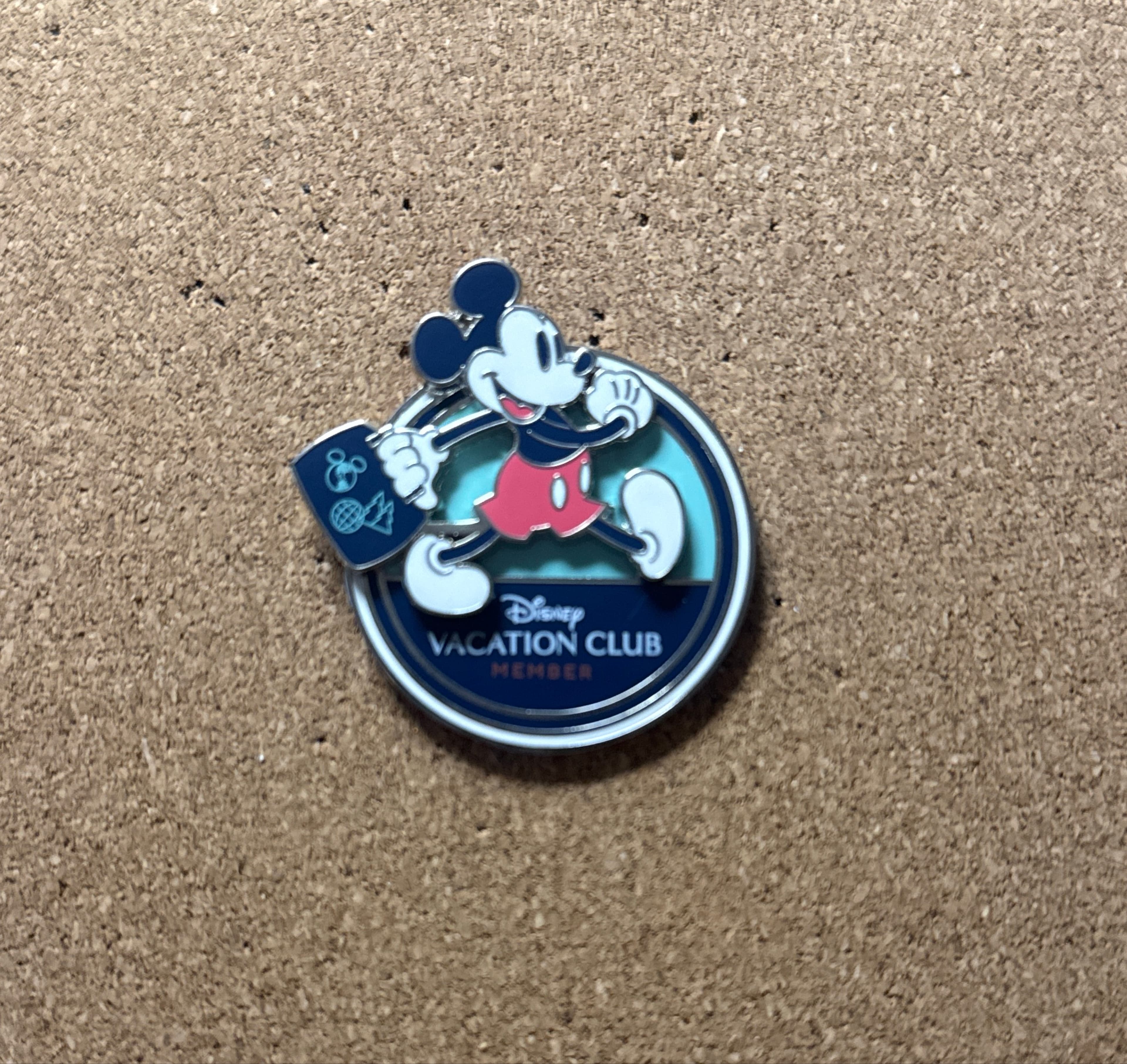Mickey Mouse with Suitcase - Disney Vacation Club Member front