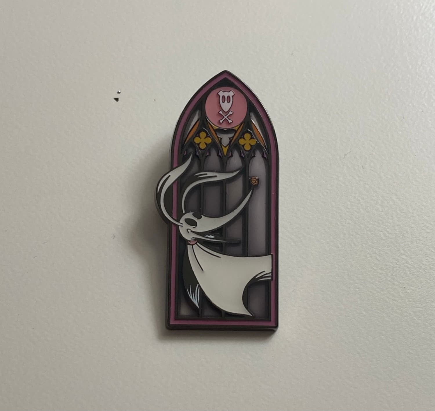 Zero - The Nightmare Before Christmas Stained Glass Frames front