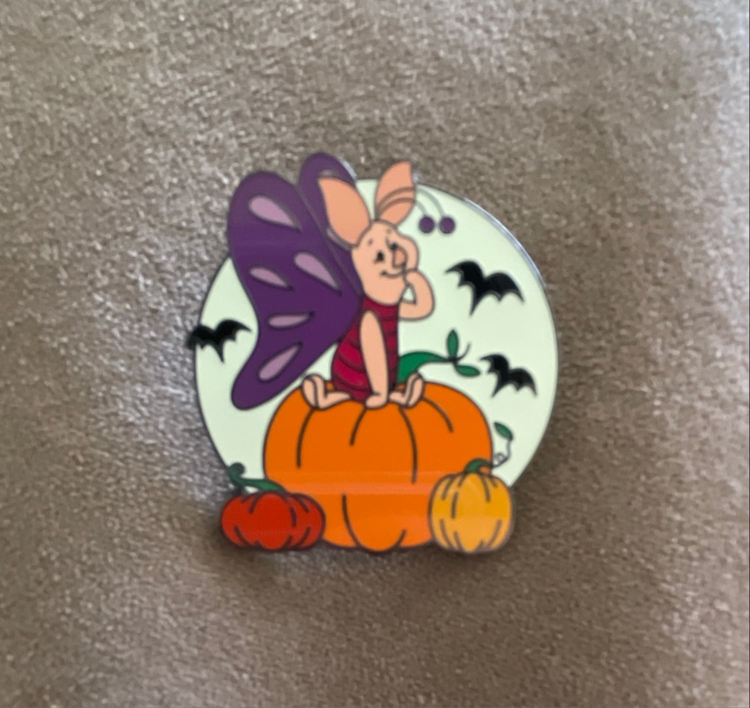 Piglet as a Butterfly - Costumed Winnie the Pooh & Friends Halloween Pumpkin Set front