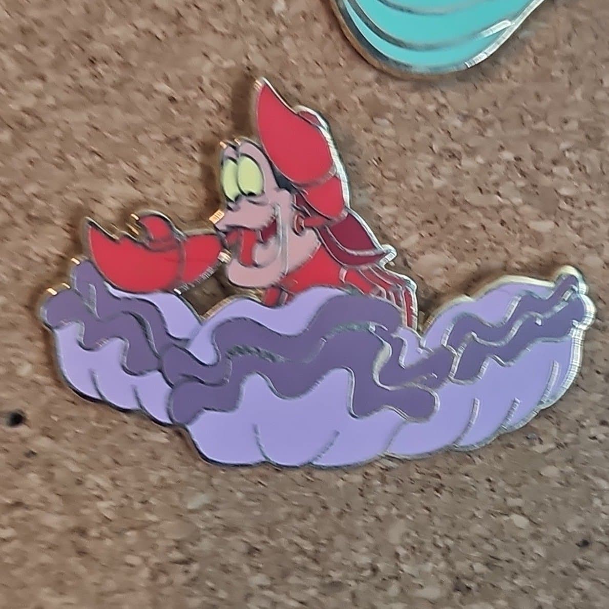 Sebastian - The Little Mermaid 30th Anniversary D23 Gold Member Pin front