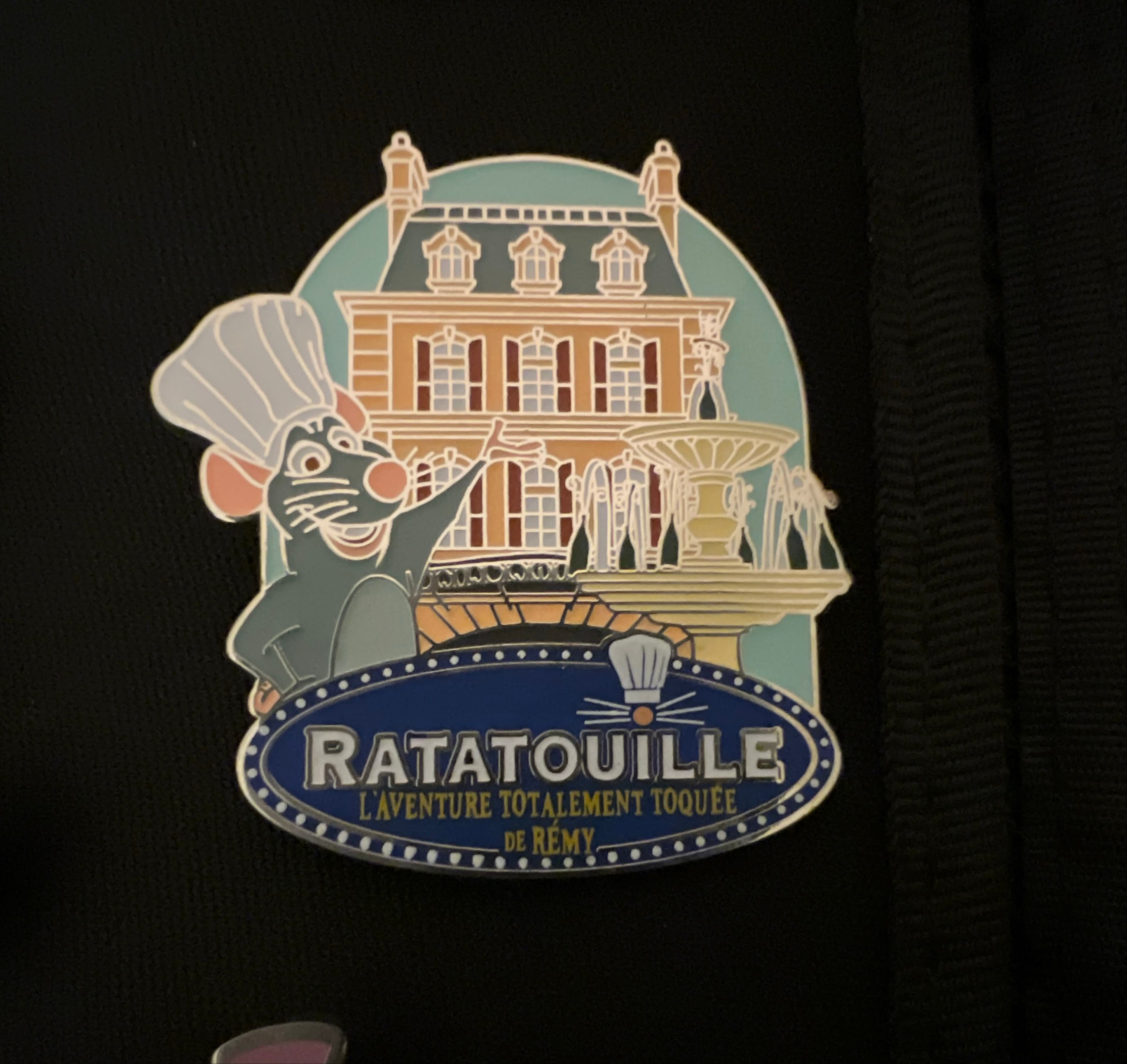 Remy's Ratatouille: L'Aventure Totalement Toquée de Rémy 10th Anniversary Attraction Pin front