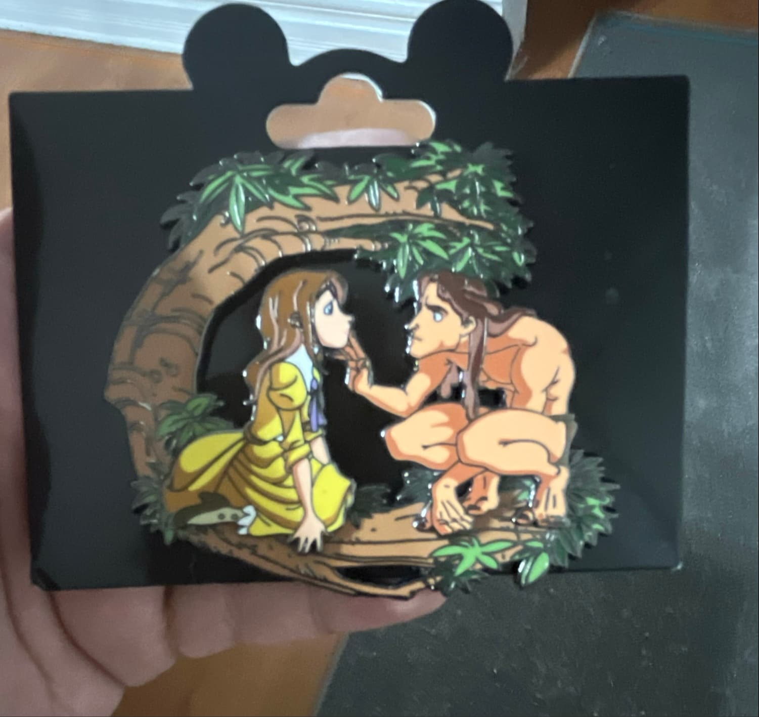 Tarzan and Jane in a tree front