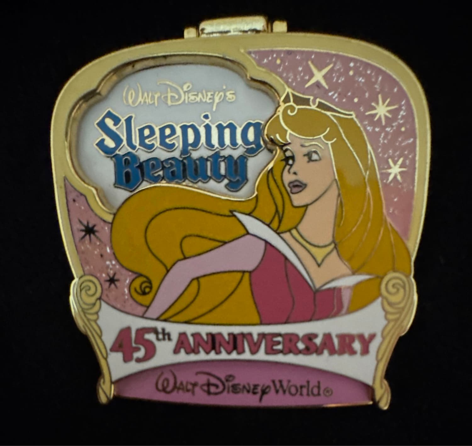 Sleeping Beauty 45th Anniversary Pin front