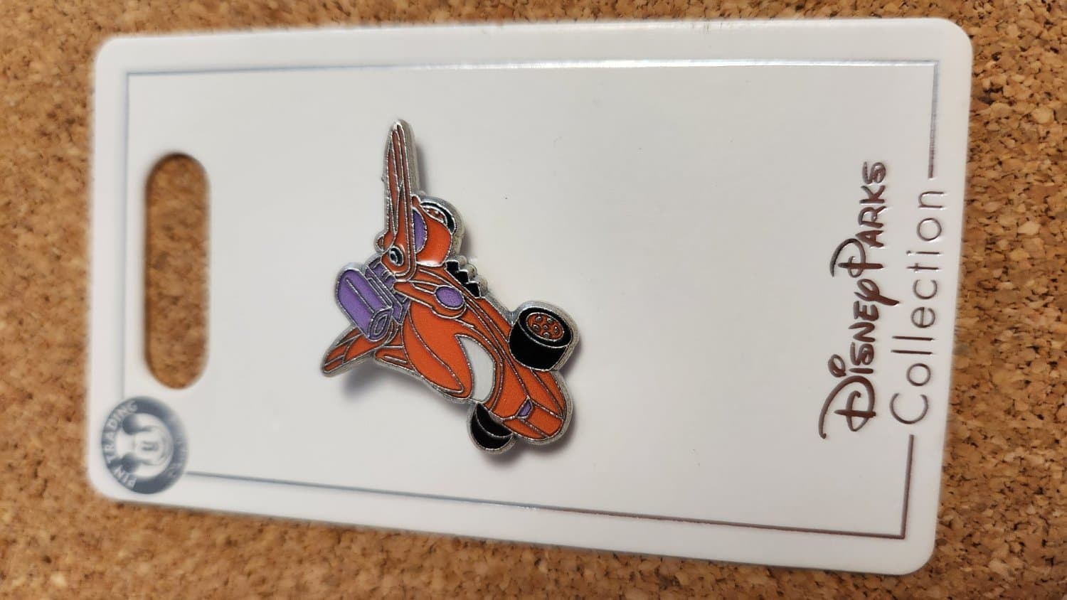 Big Hero 6 Disney Pin: Baymax Racer Car front