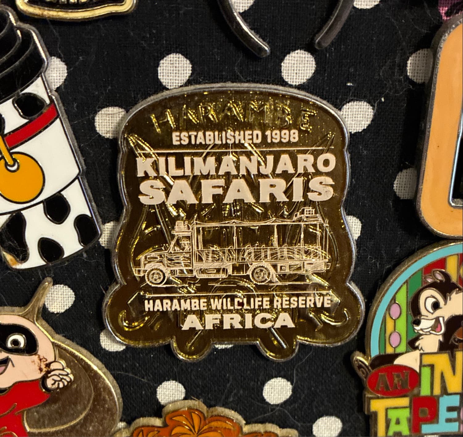 Kilimanjaro Safaris Harambe Wildlife Reserve Established 1998 Pin front