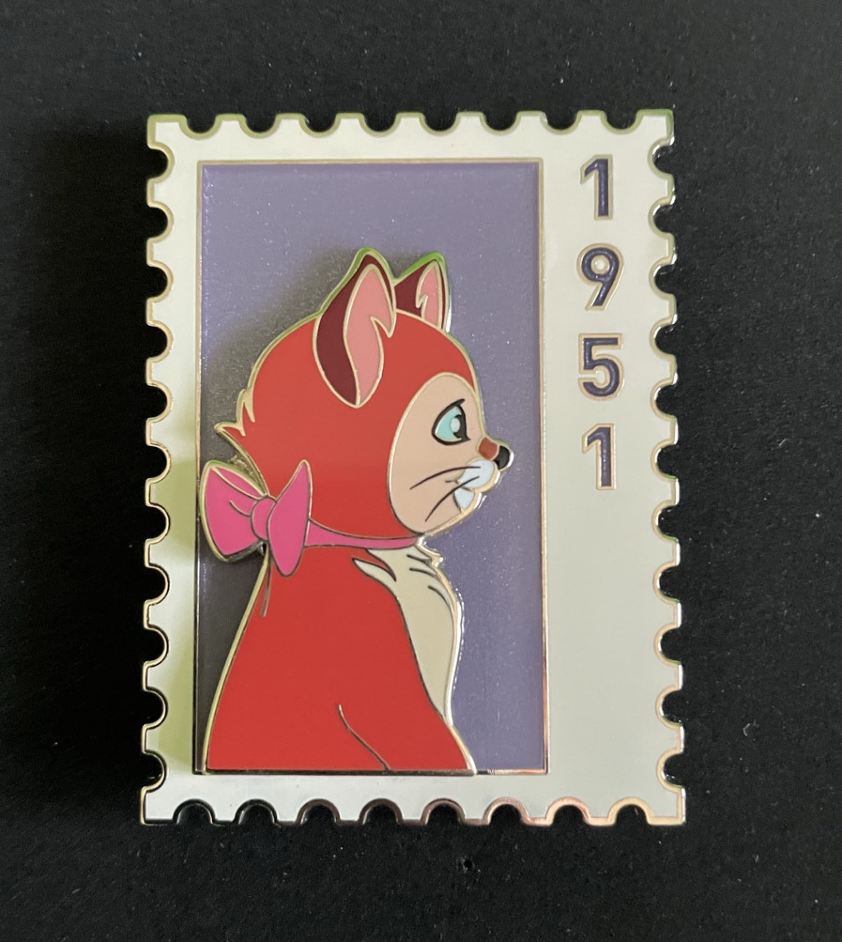 Dinah Commemorative Stamp Pin front