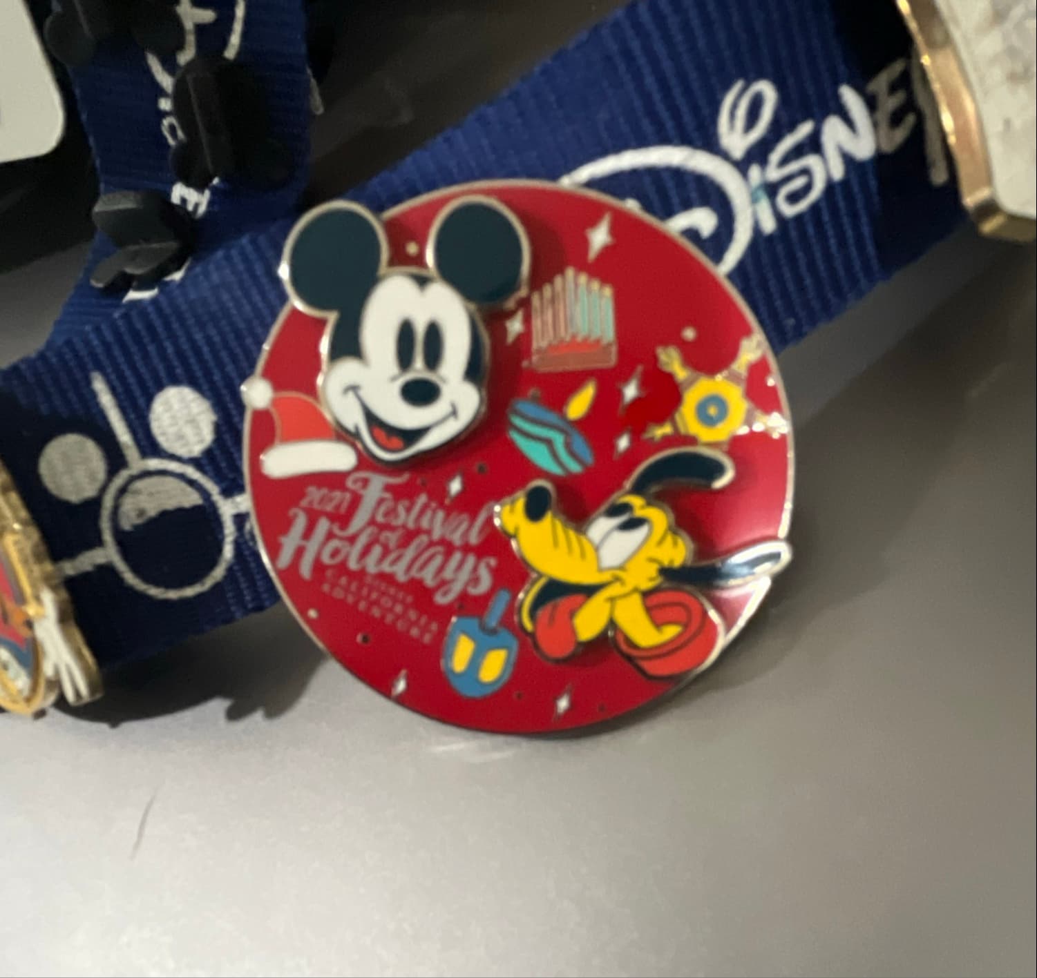 Mickey and Pluto - 2021 Festival of Holidays - Disney California Adventure front