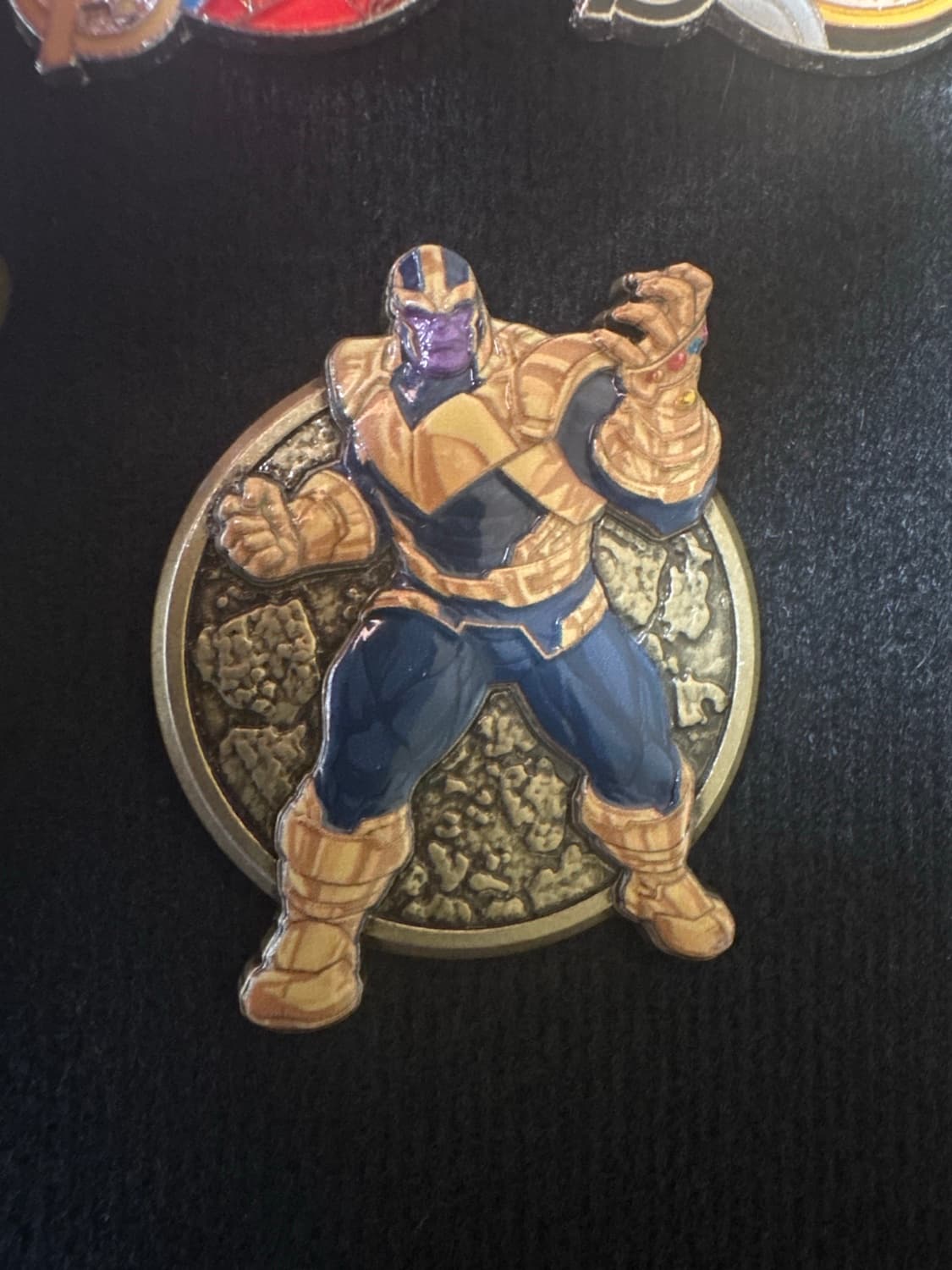 Thanos - Marvel Multi Textured Pin front